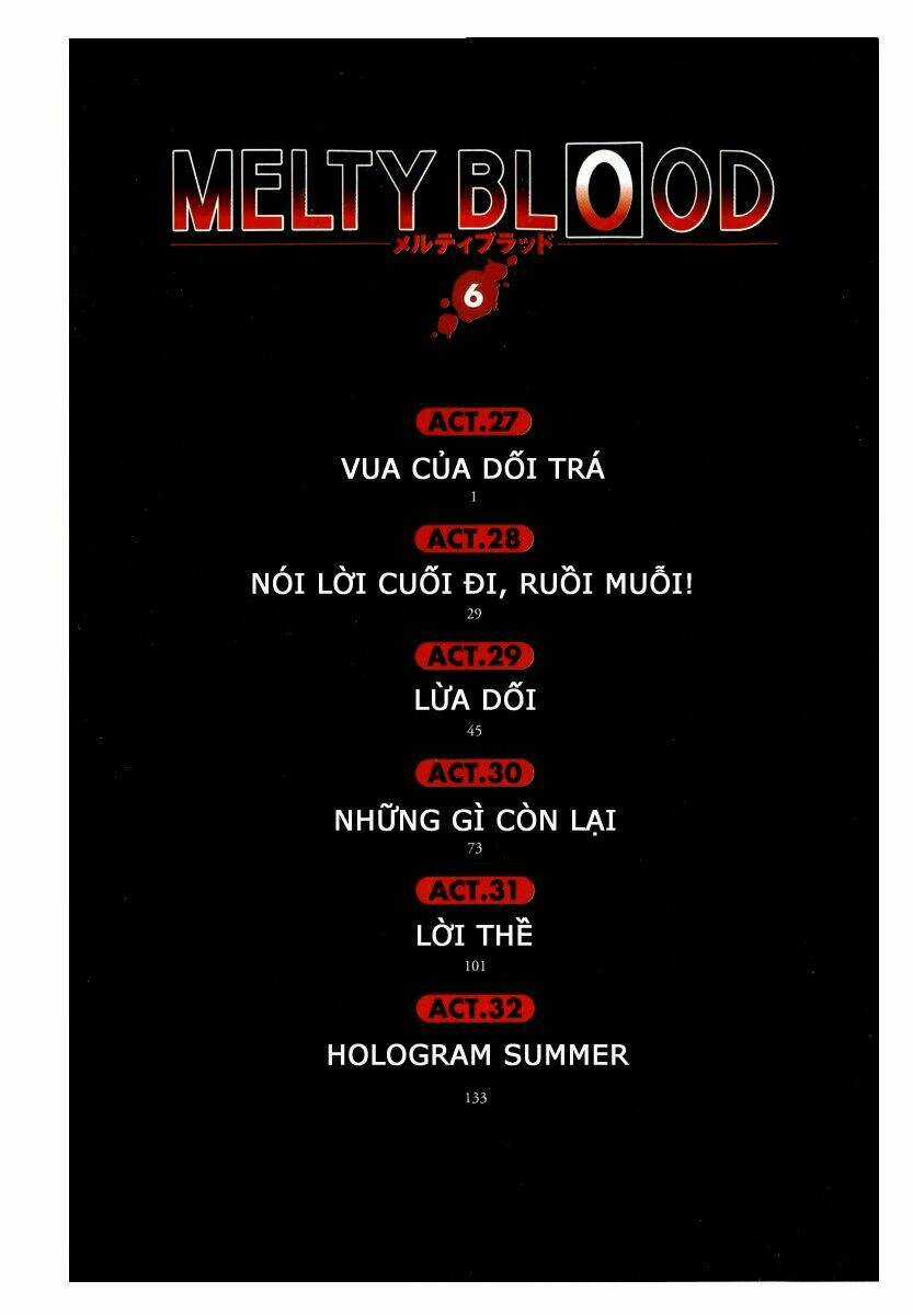 Melty Blood Chapter 27 trang 4