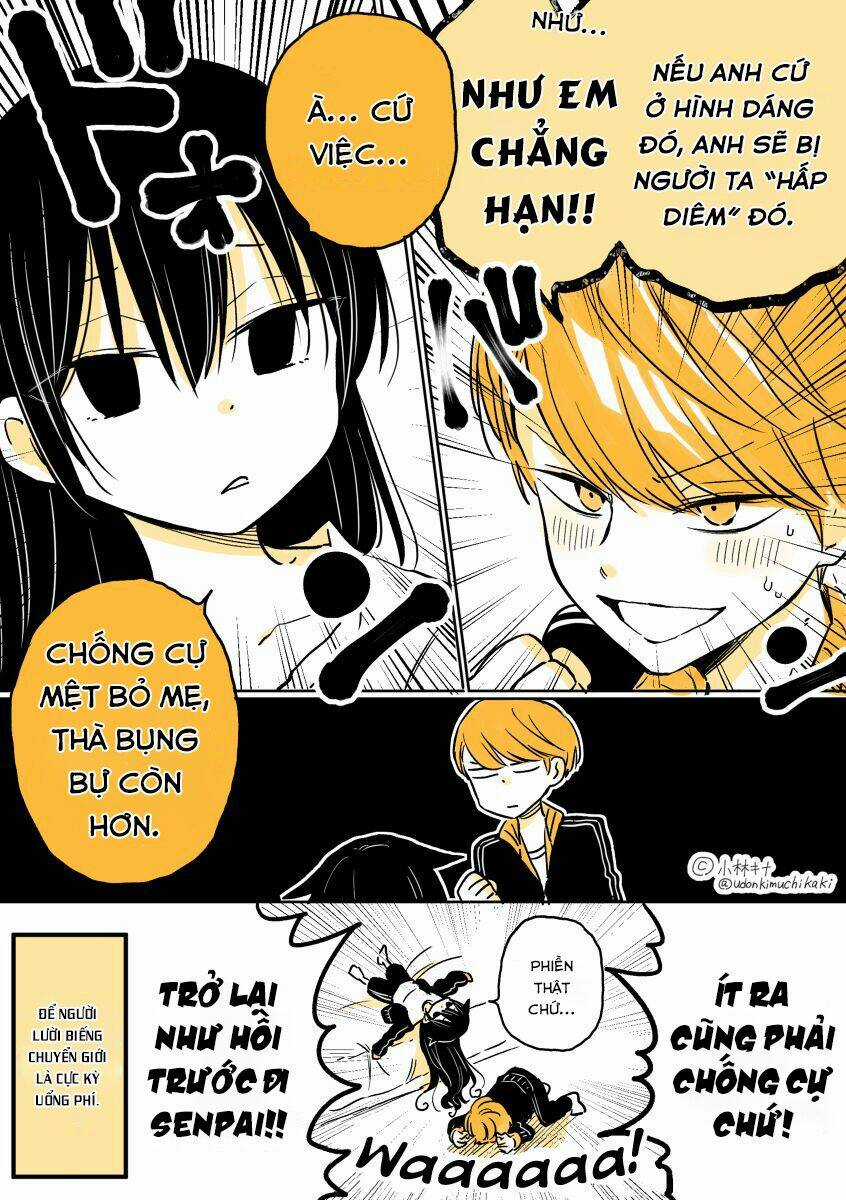 Mendokusagari Danshi Koukousei Ga Asa Okitara Onnanoko Ni Natteita Hanashi Chapter 1 trang 4