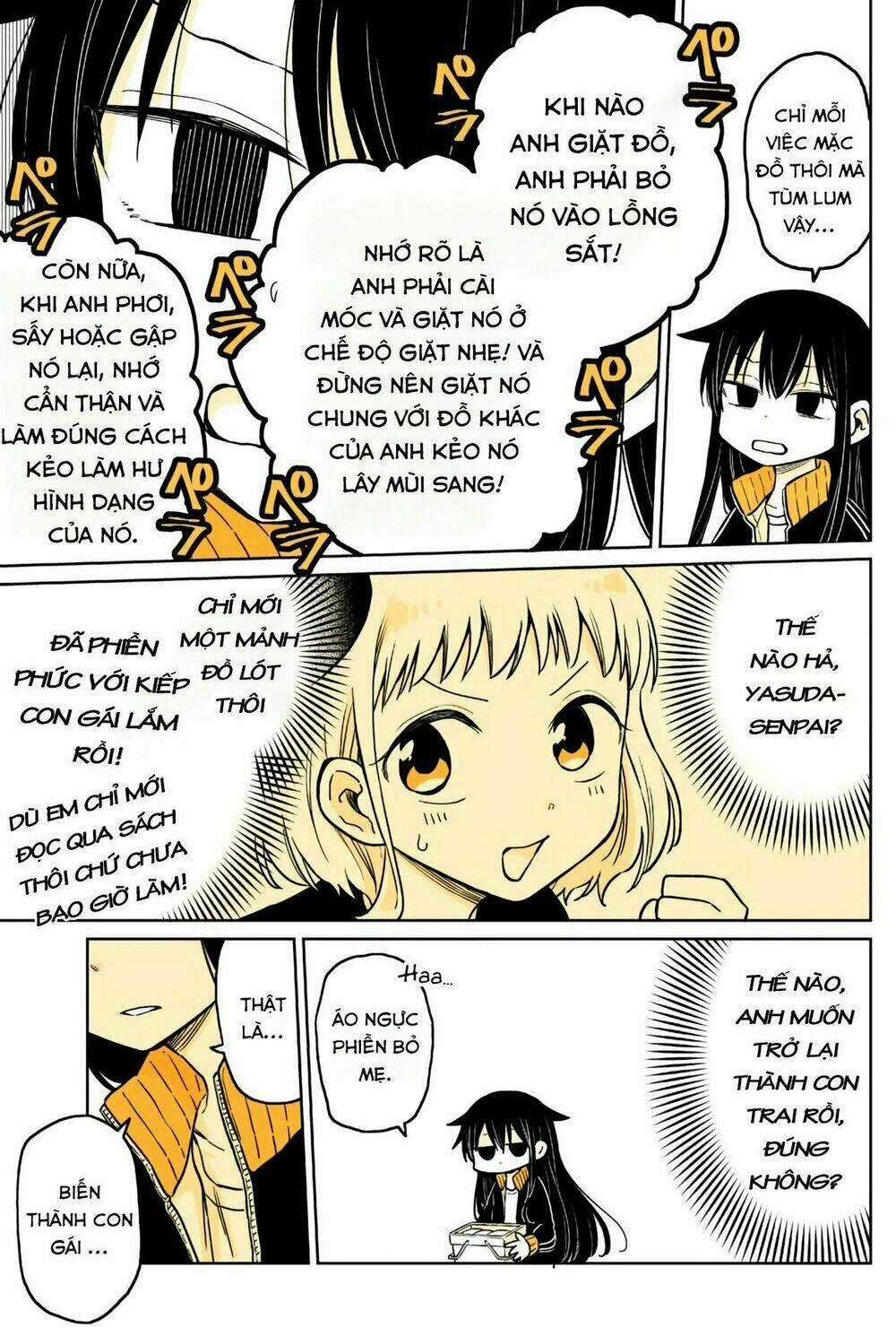 Mendokusagari Danshi Koukousei Ga Asa Okitara Onnanoko Ni Natteita Hanashi Chapter 10.6 trang 7