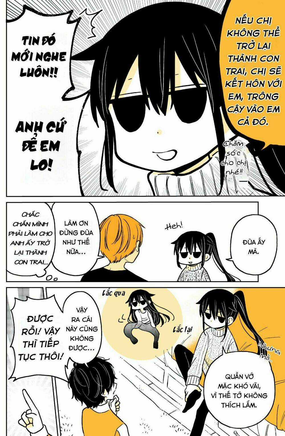 Mendokusagari Danshi Koukousei Ga Asa Okitara Onnanoko Ni Natteita Hanashi Chapter 11 trang 11