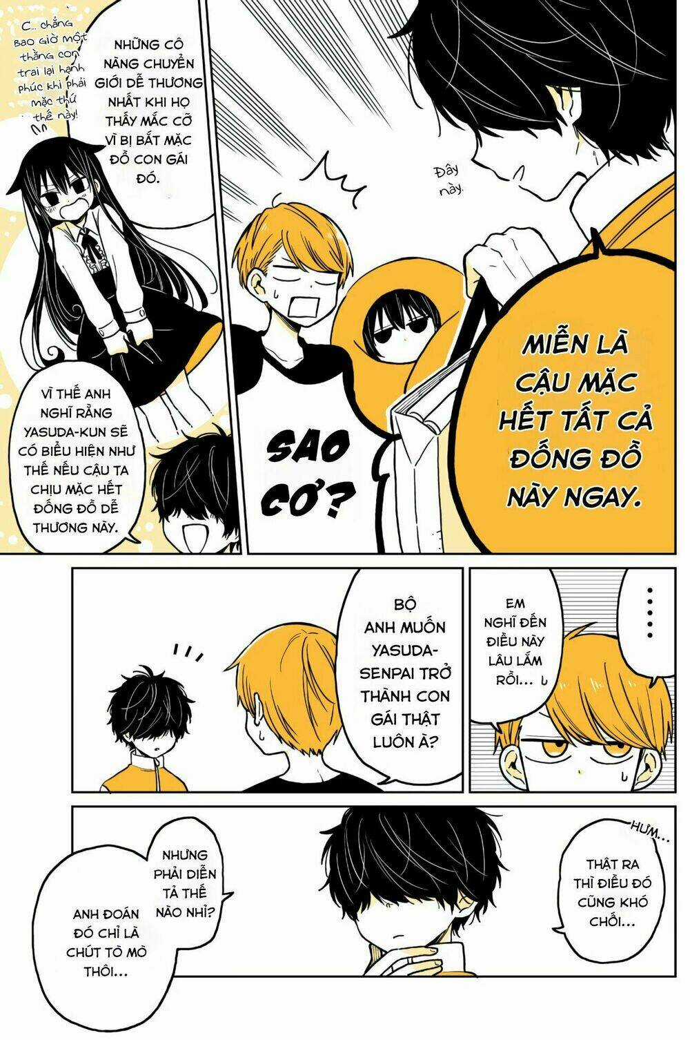 Mendokusagari Danshi Koukousei Ga Asa Okitara Onnanoko Ni Natteita Hanashi Chapter 11 trang 4
