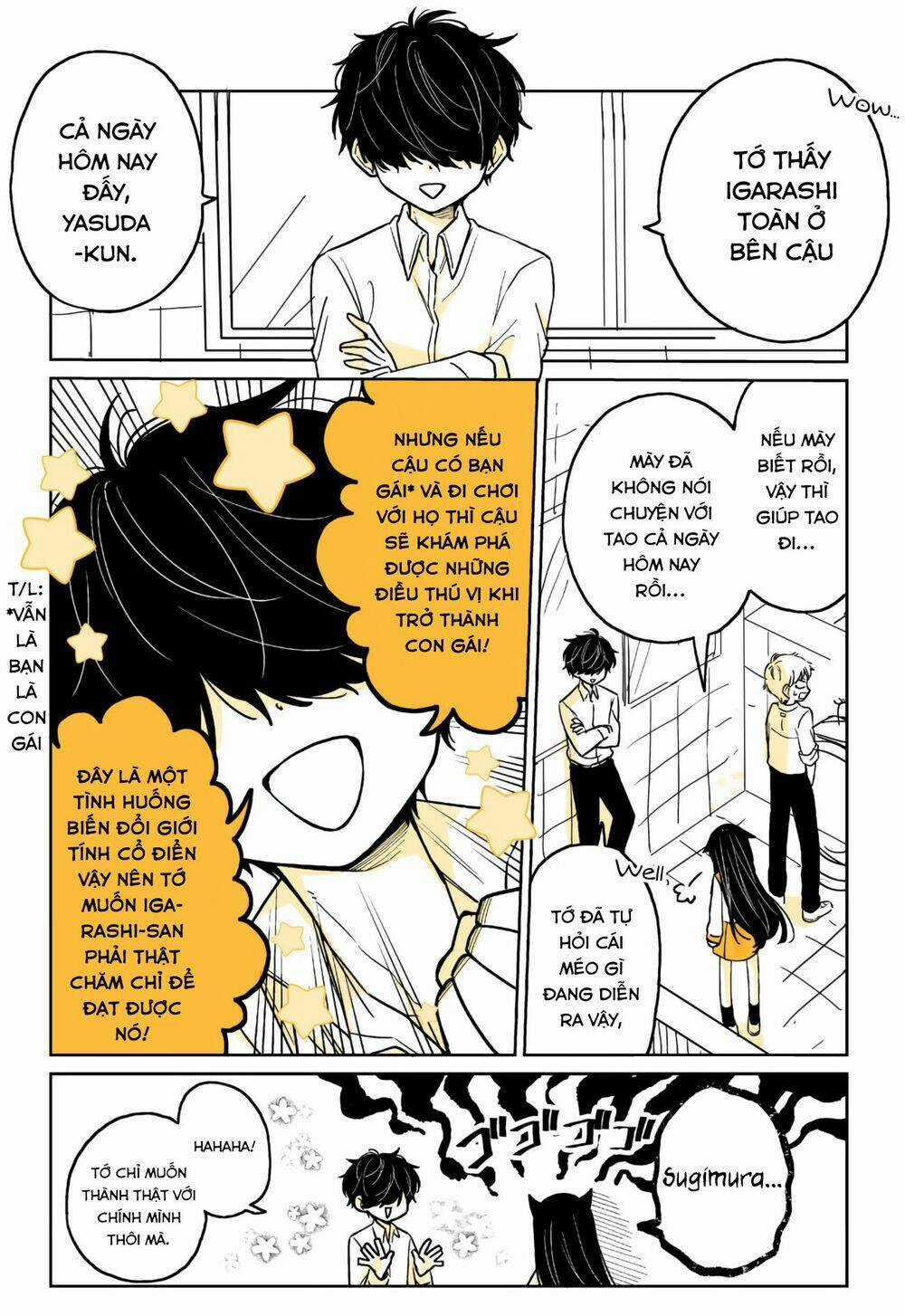 Mendokusagari Danshi Koukousei Ga Asa Okitara Onnanoko Ni Natteita Hanashi Chapter 12 trang 10