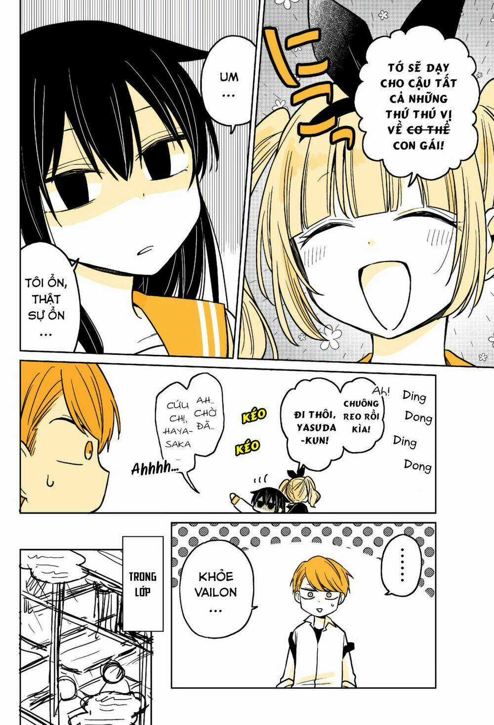 Mendokusagari Danshi Koukousei Ga Asa Okitara Onnanoko Ni Natteita Hanashi Chapter 12 trang 4