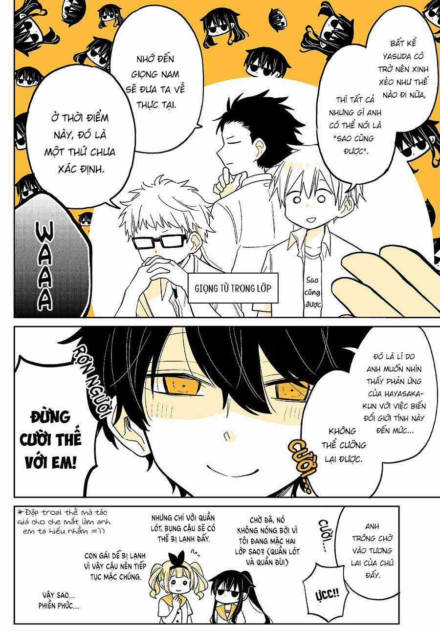 Mendokusagari Danshi Koukousei Ga Asa Okitara Onnanoko Ni Natteita Hanashi Chapter 14 trang 12