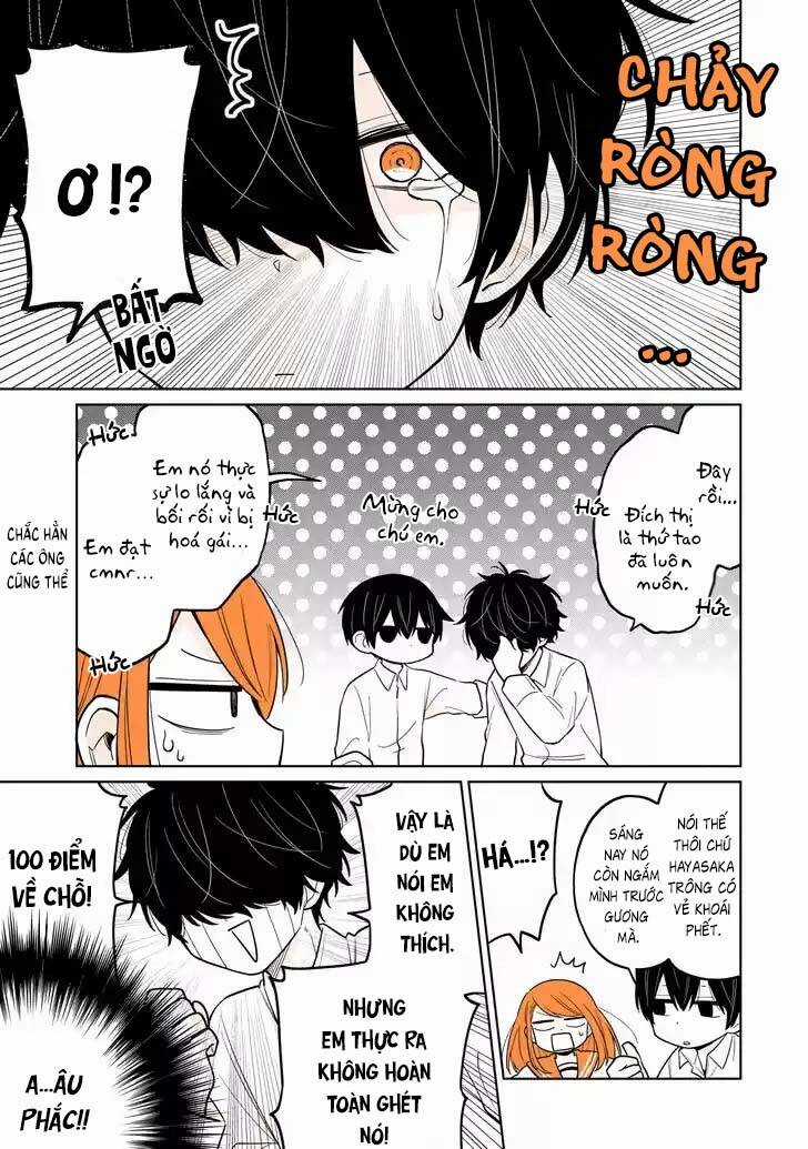 Mendokusagari Danshi Koukousei Ga Asa Okitara Onnanoko Ni Natteita Hanashi Chapter 15.2 trang 4