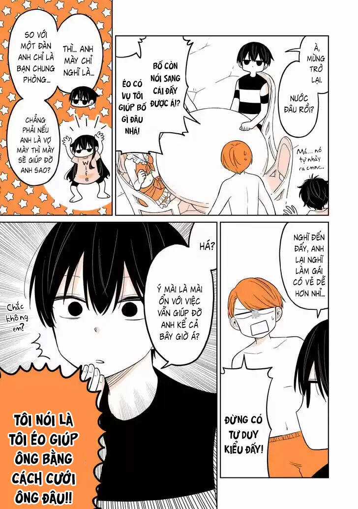 Mendokusagari Danshi Koukousei Ga Asa Okitara Onnanoko Ni Natteita Hanashi Chapter 16 trang 21