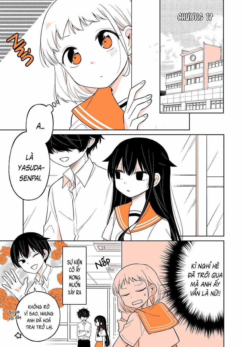 Mendokusagari Danshi Koukousei Ga Asa Okitara Onnanoko Ni Natteita Hanashi Chapter 17 trang 2