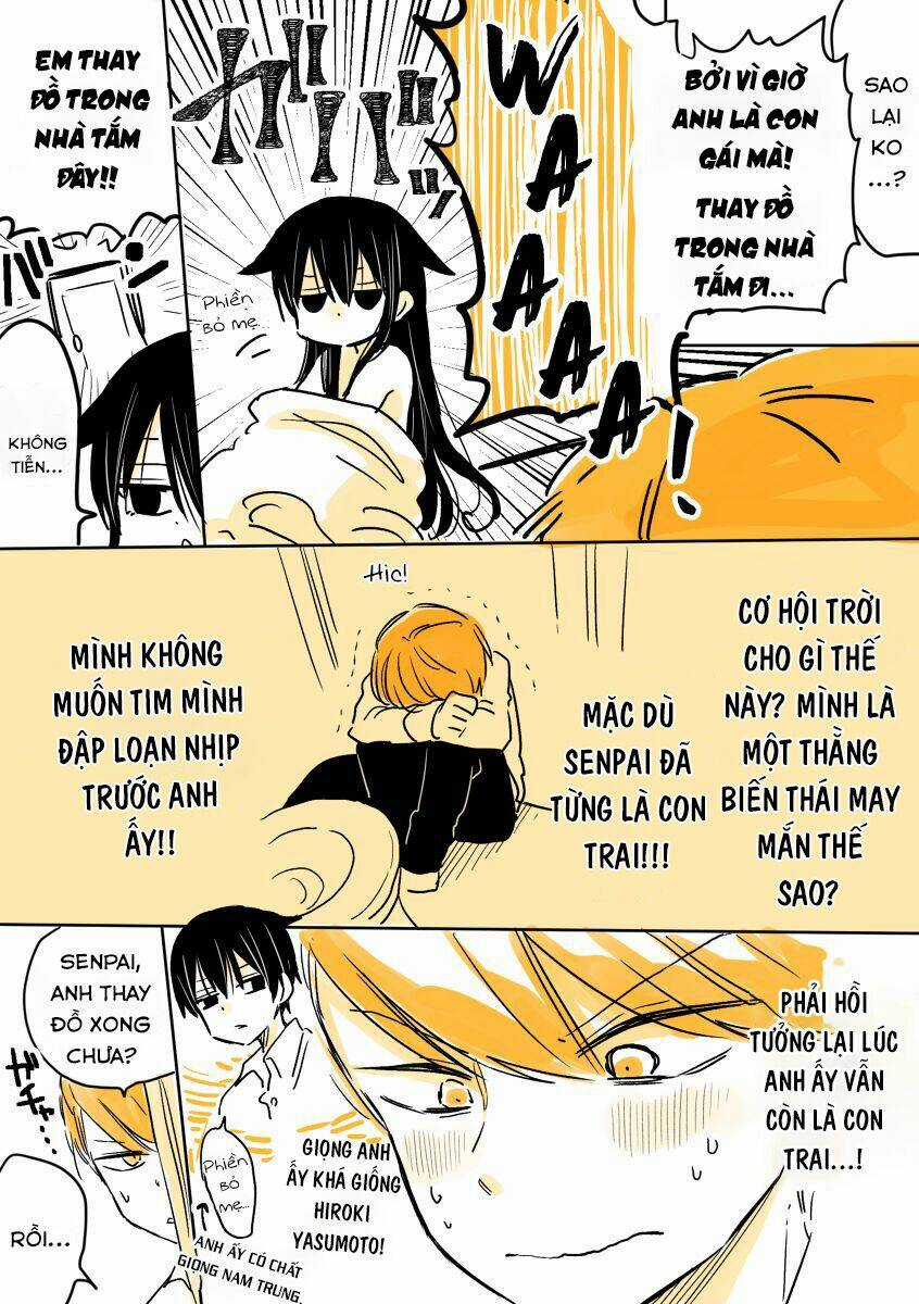 Mendokusagari Danshi Koukousei Ga Asa Okitara Onnanoko Ni Natteita Hanashi Chapter 2 trang 3