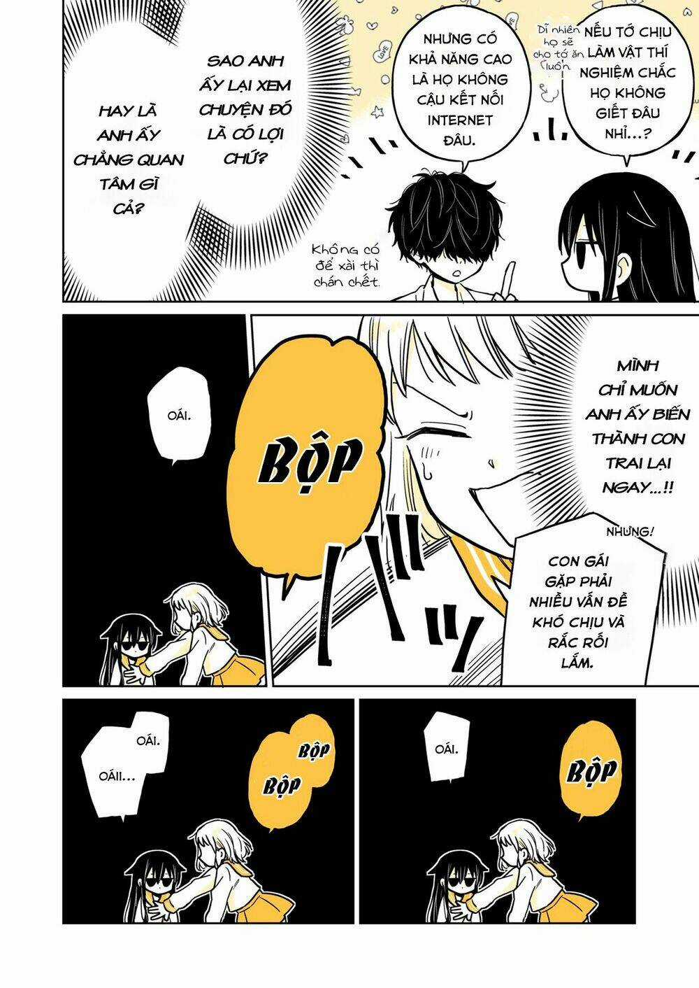 Mendokusagari Danshi Koukousei Ga Asa Okitara Onnanoko Ni Natteita Hanashi Chapter 9 trang 4