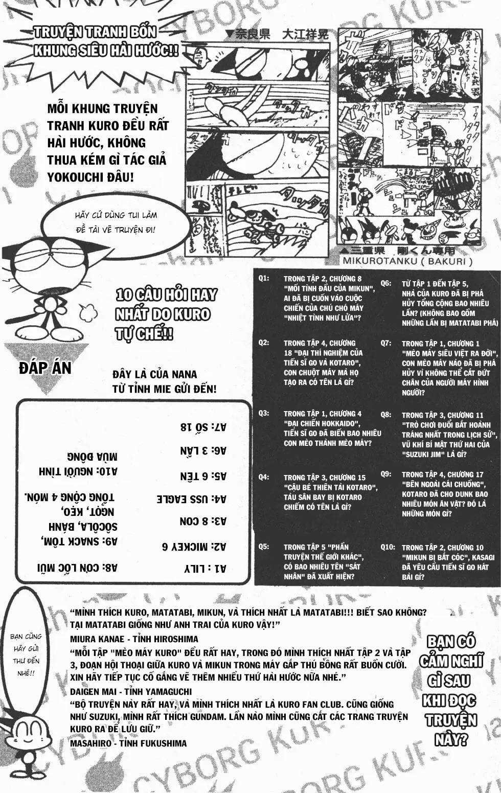 Mèo máy Kuro Chapter 30.5 trang 5