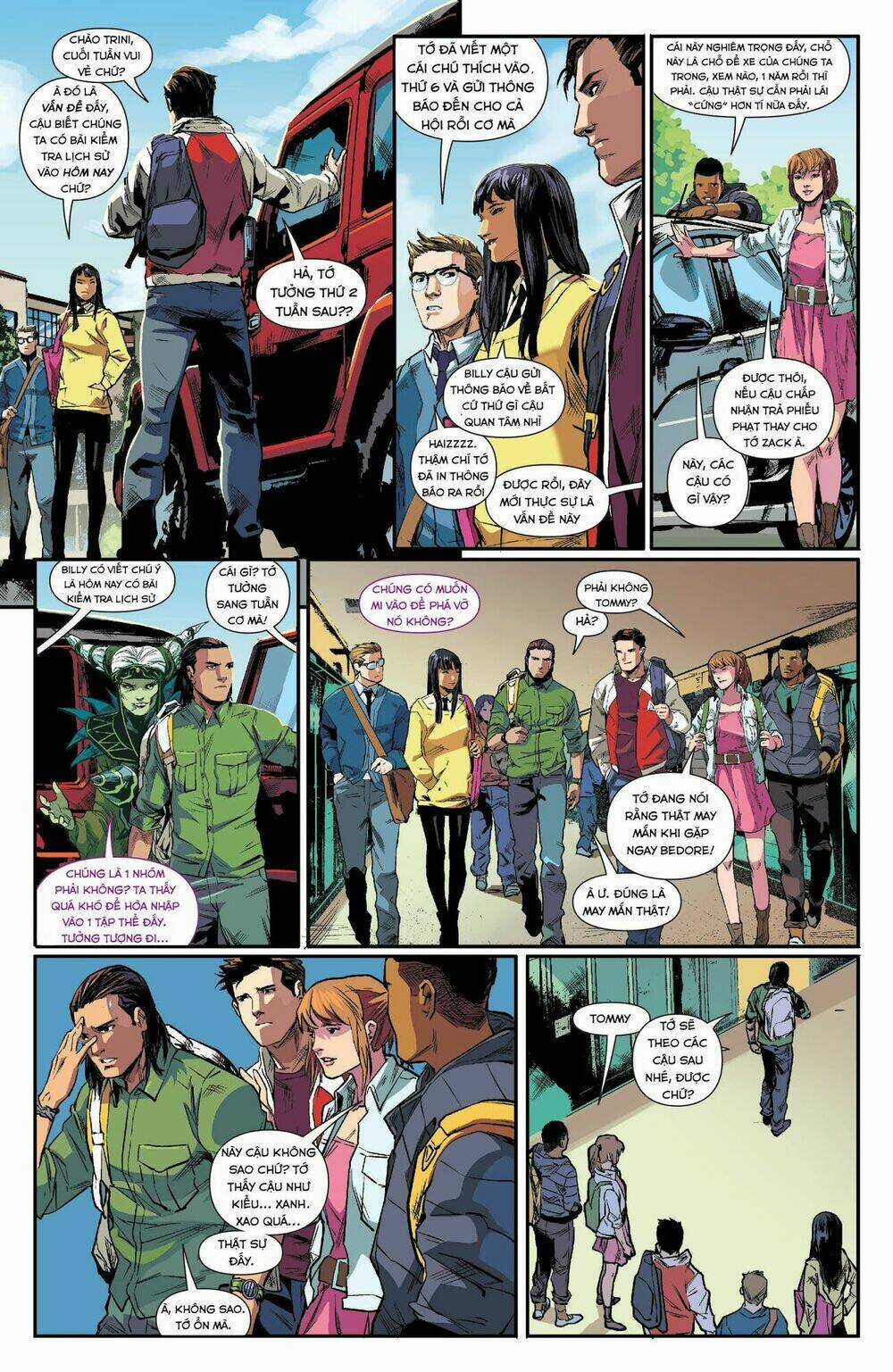 Mighty Morphin Power Rangers Chapter 0 trang 4