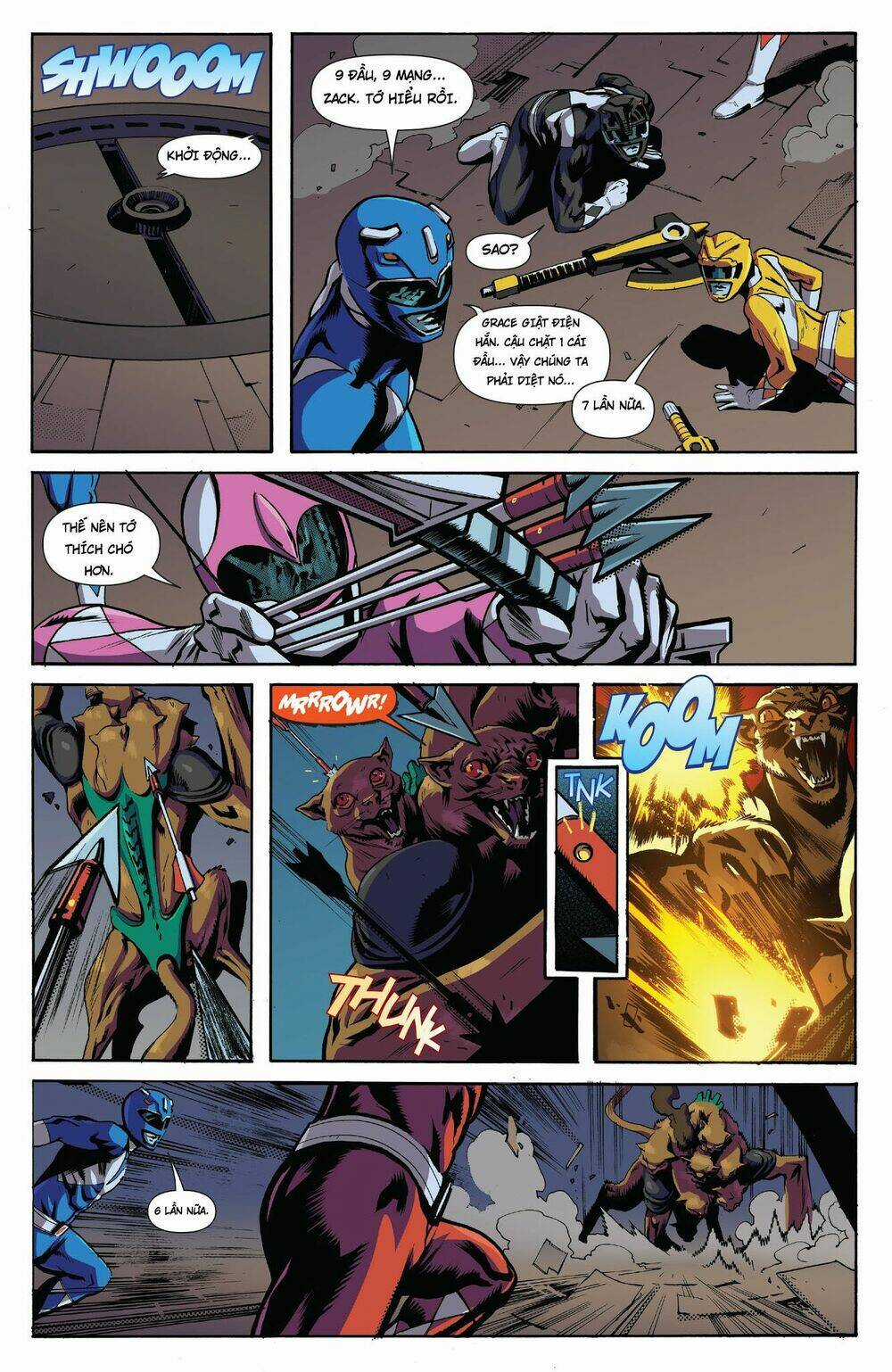 Mighty Morphin Power Rangers Chapter 21 trang 16