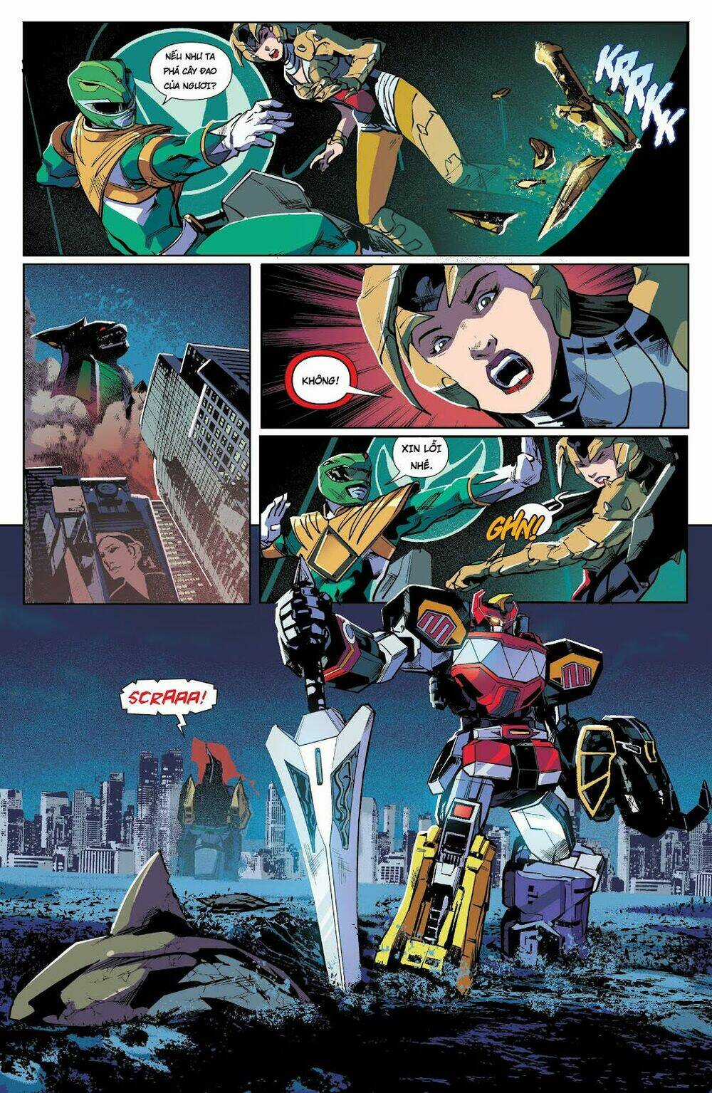 Mighty Morphin Power Rangers Chapter 4 trang 16