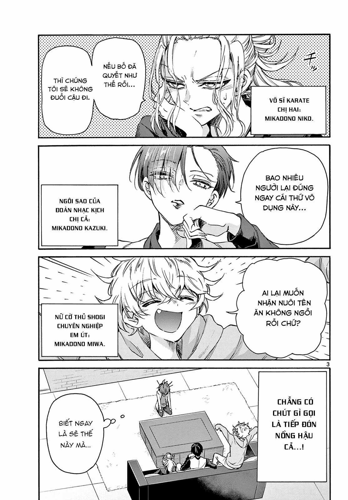 Mikadono Sanshimai wa Angai, Choroi Chapter 2 trang 4