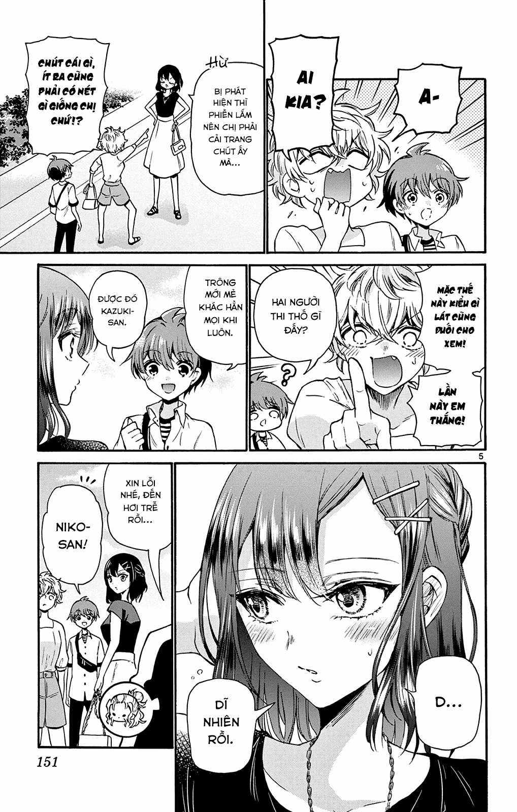 Mikadono Sanshimai wa Angai, Choroi Chapter 34 trang 6