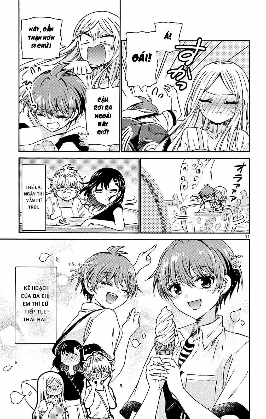 Mikadono Sanshimai wa Angai, Choroi Chapter 35 trang 12