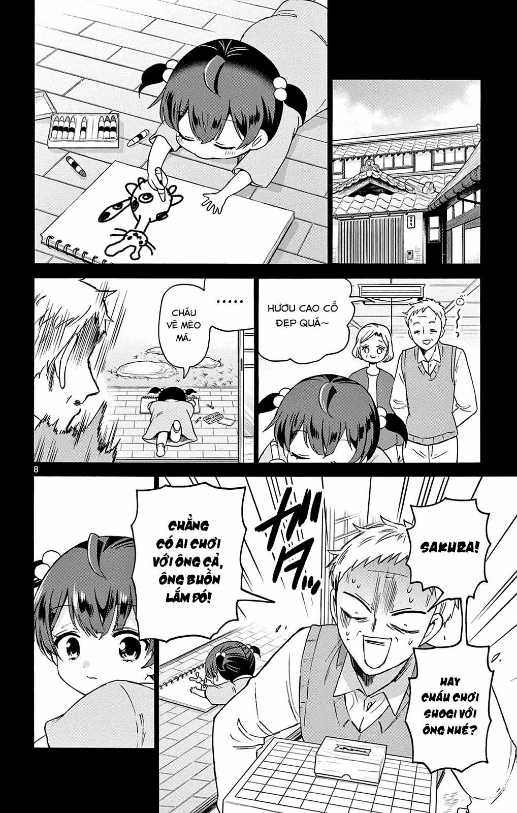 Mikadono Sanshimai wa Angai, Choroi Chapter 44 trang 9