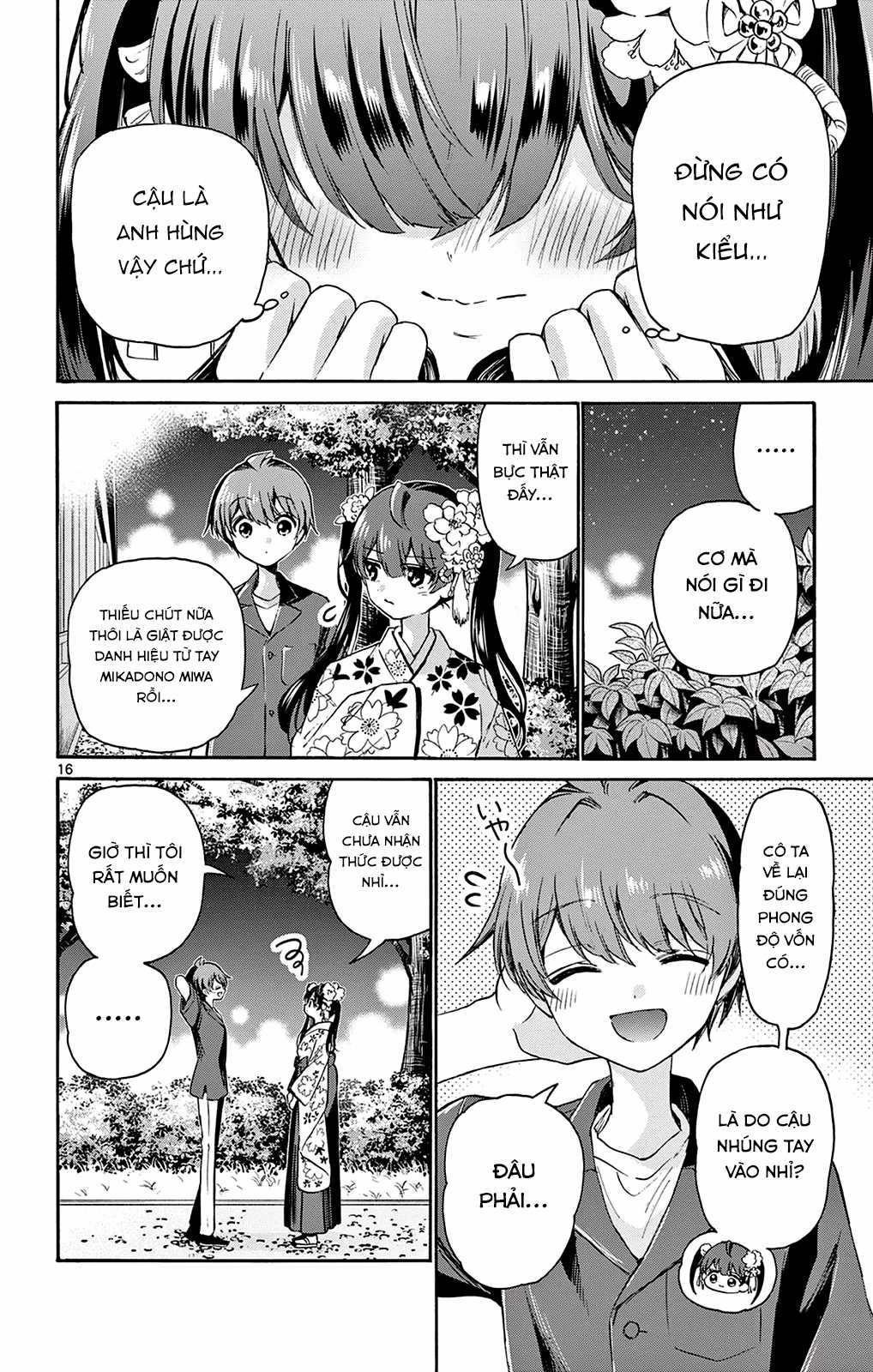 Mikadono Sanshimai wa Angai, Choroi Chapter 46 trang 17
