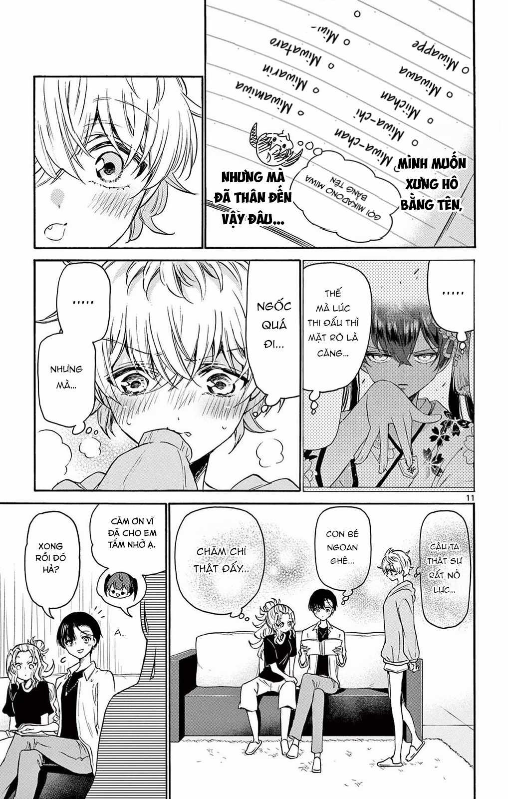 Mikadono Sanshimai wa Angai, Choroi Chapter 49 trang 12