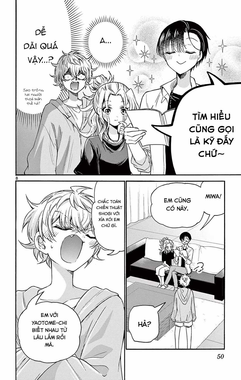 Mikadono Sanshimai wa Angai, Choroi Chapter 49 trang 9