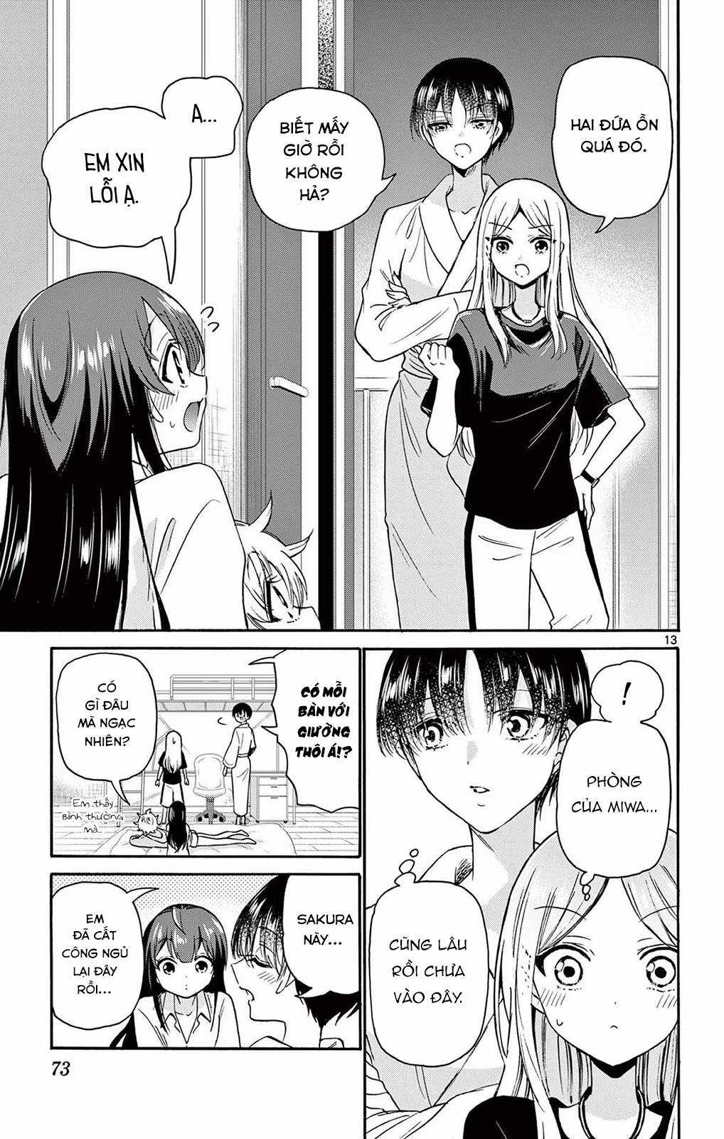 Mikadono Sanshimai wa Angai, Choroi Chapter 50 trang 14