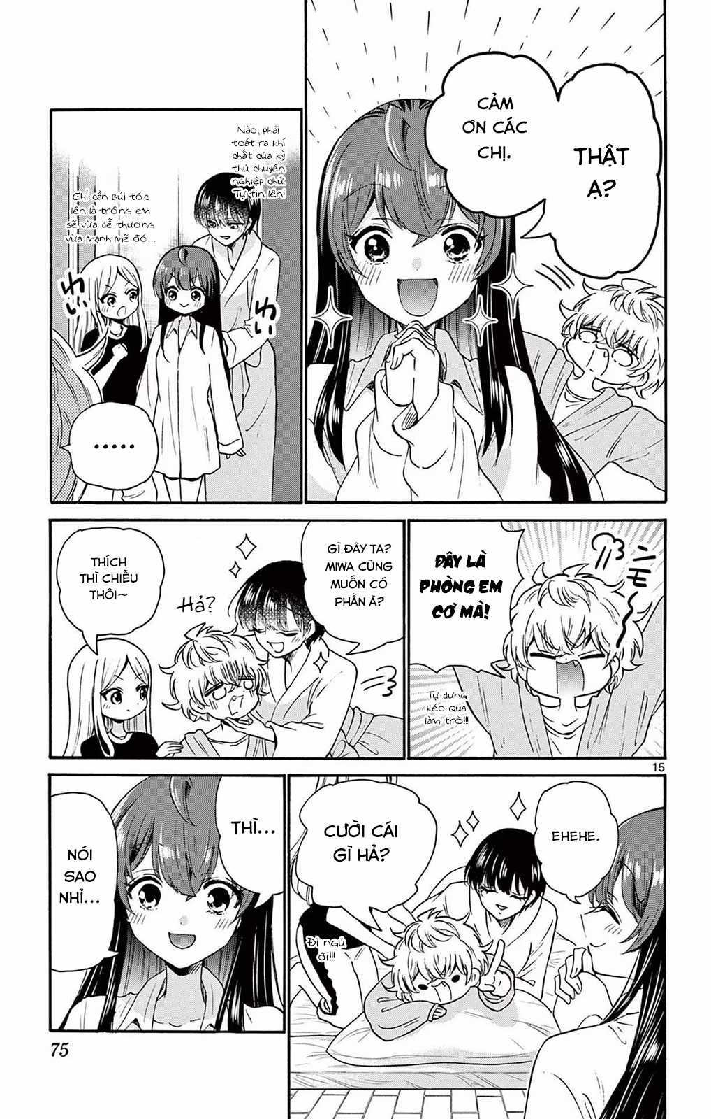 Mikadono Sanshimai wa Angai, Choroi Chapter 50 trang 16