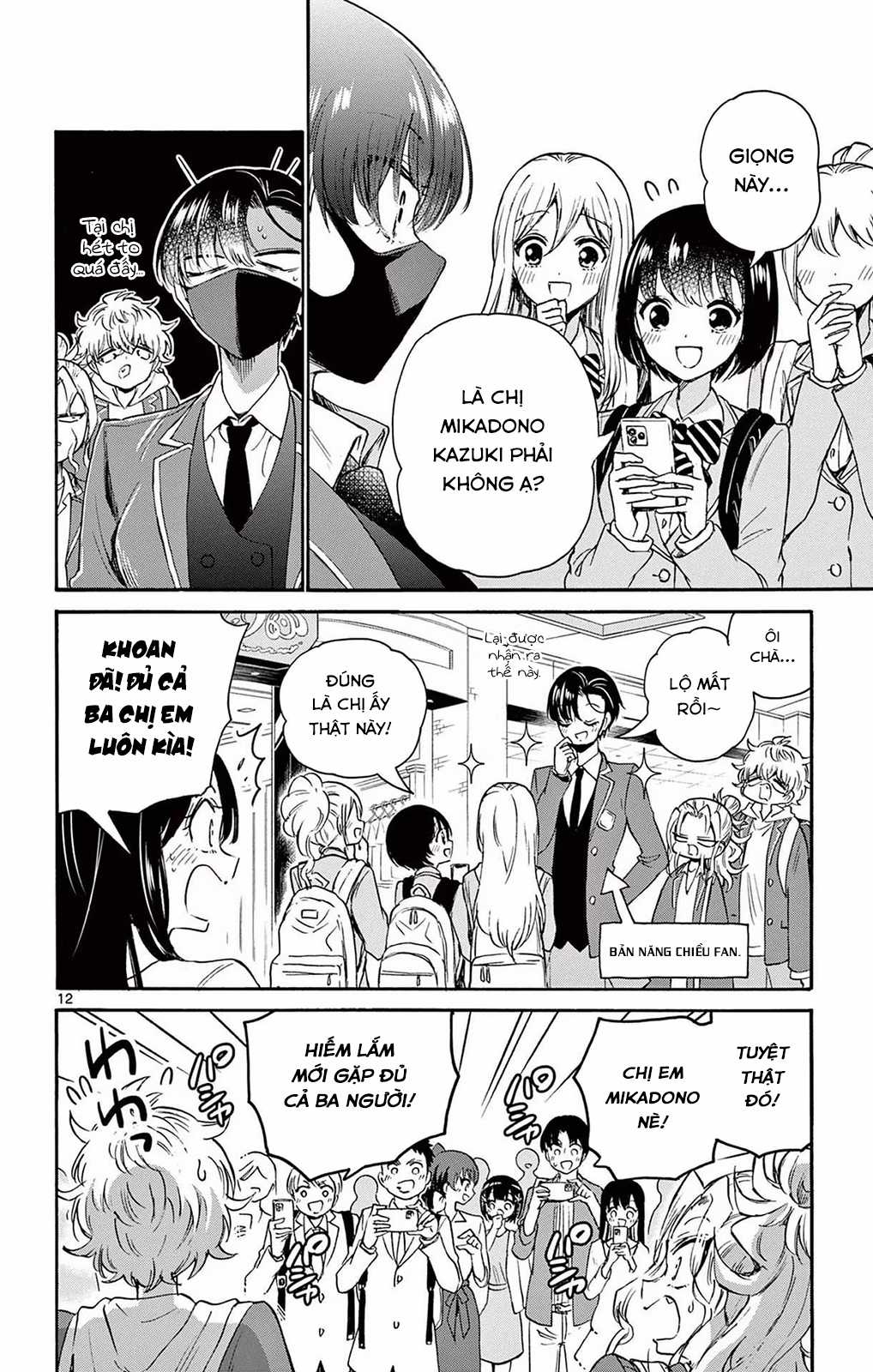 Mikadono Sanshimai wa Angai, Choroi Chapter 53 trang 13