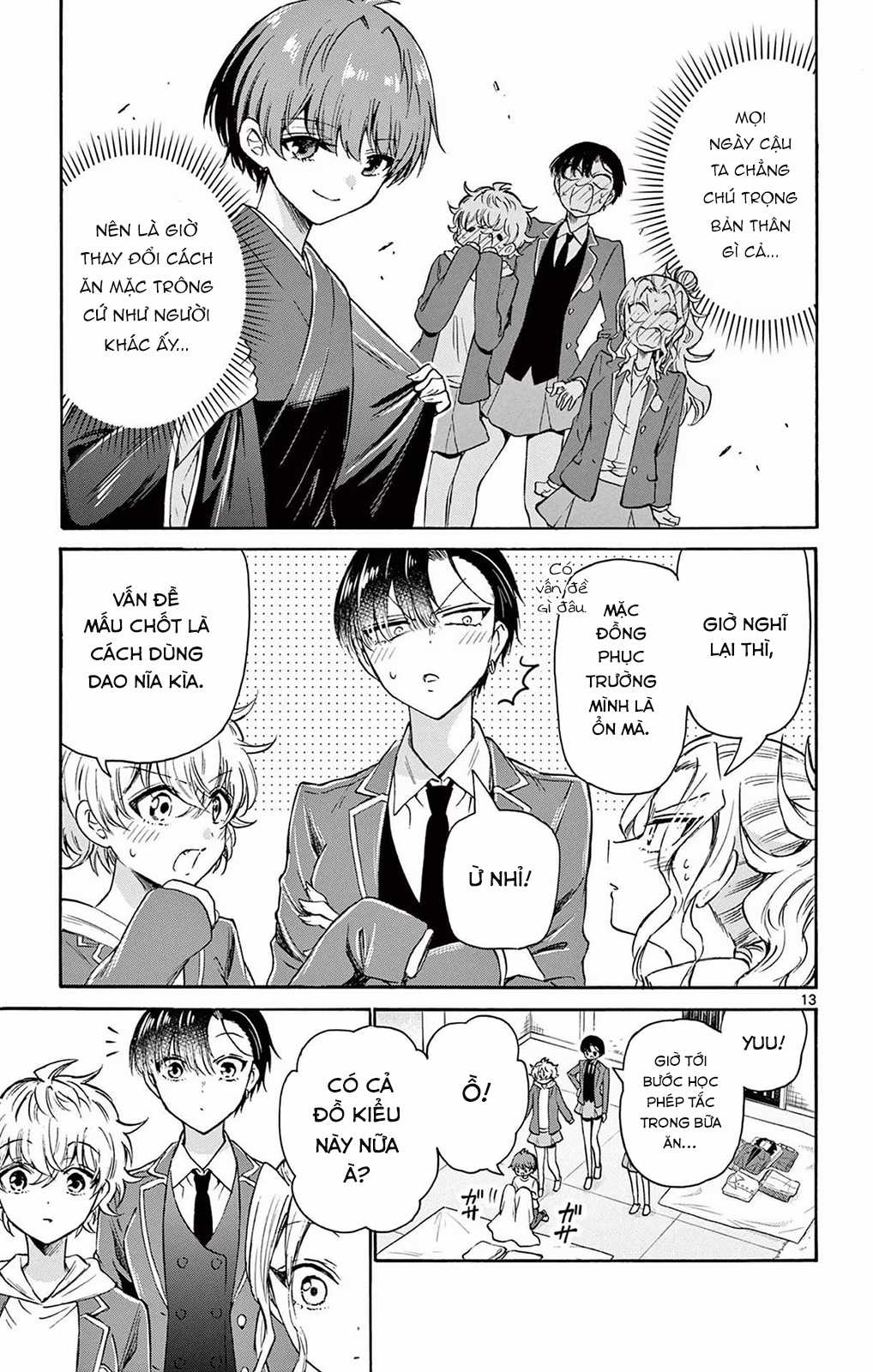 Mikadono Sanshimai wa Angai, Choroi Chapter 54 trang 14