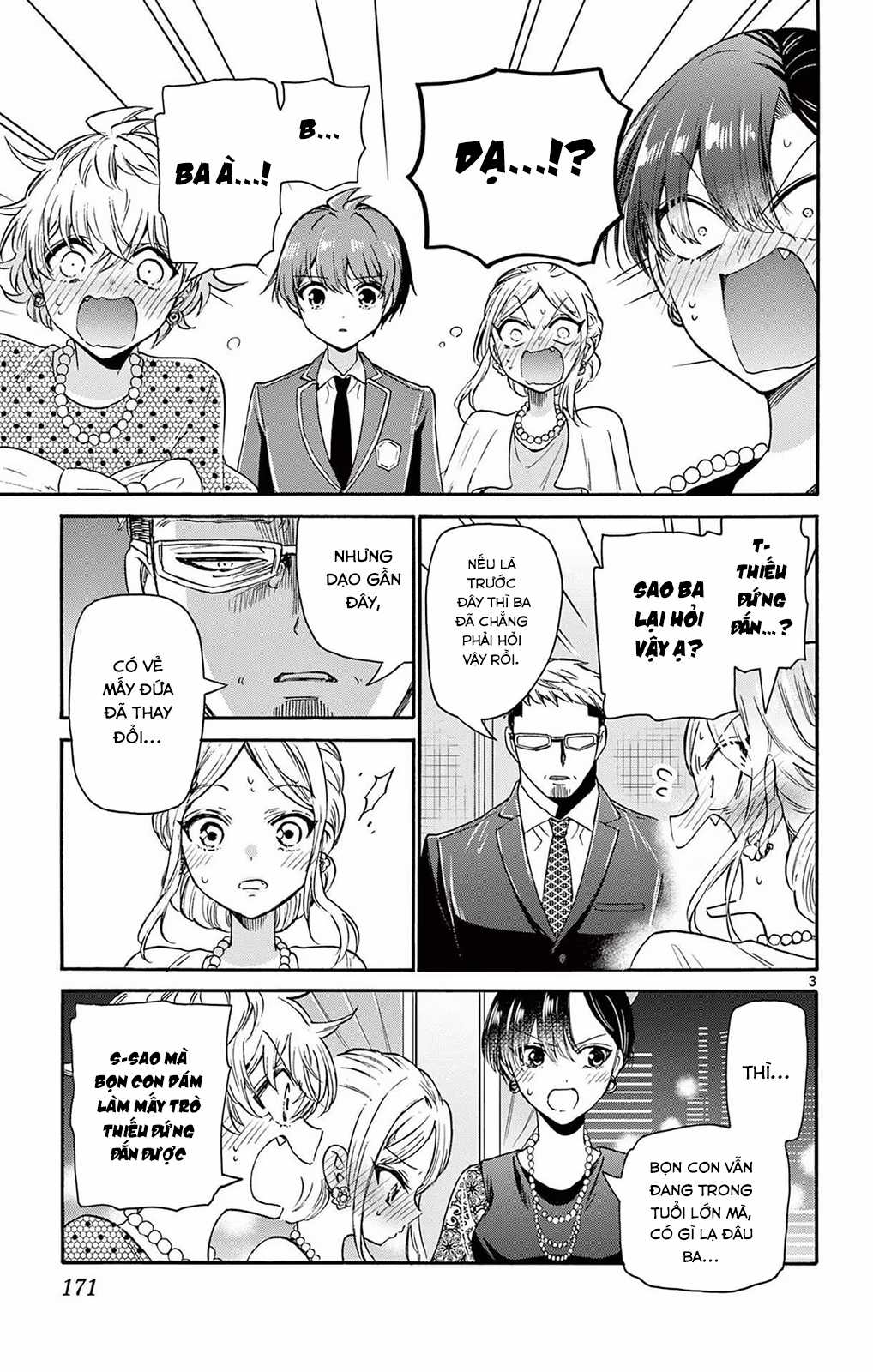 Mikadono Sanshimai wa Angai, Choroi Chapter 56 trang 4