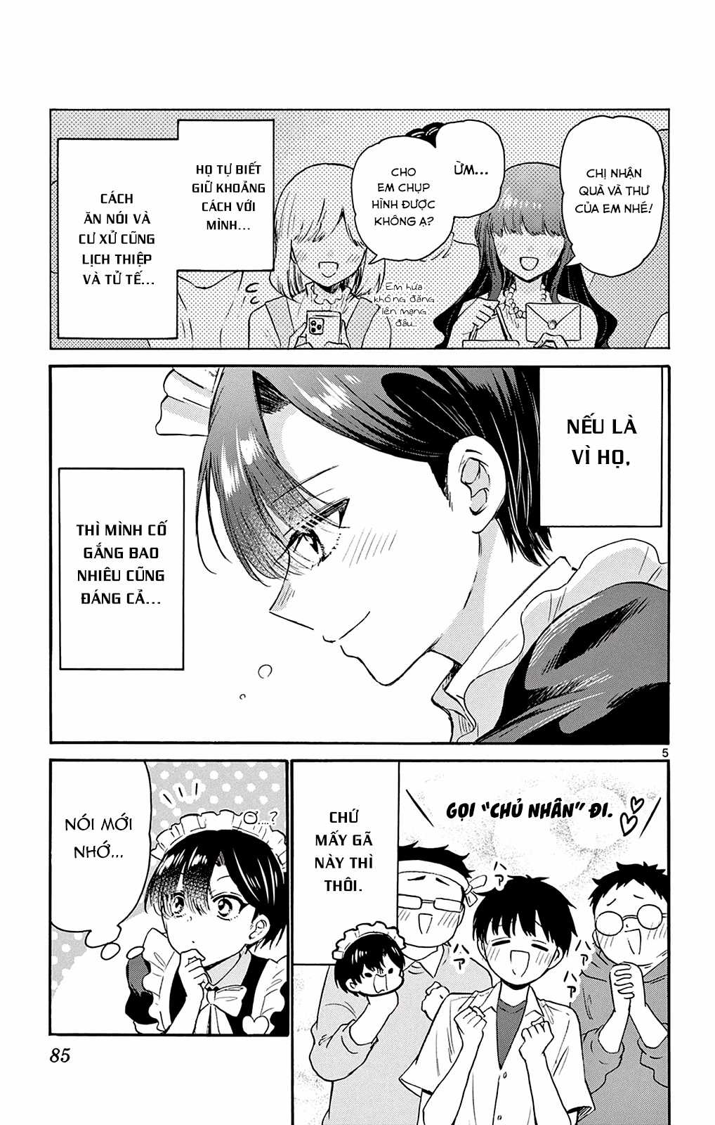 Mikadono Sanshimai wa Angai, Choroi Chapter 61 trang 6