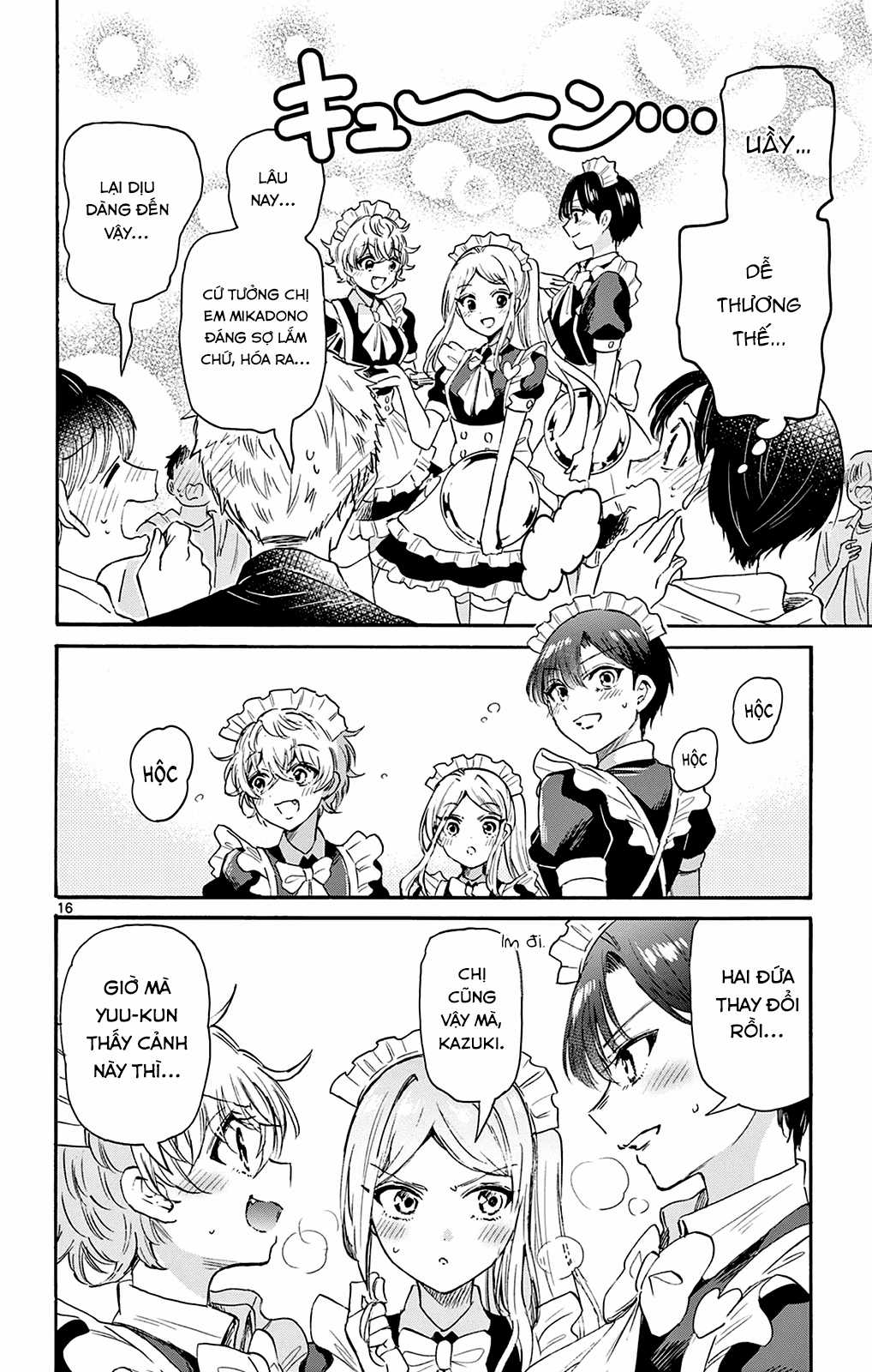 Mikadono Sanshimai wa Angai, Choroi Chapter 64 trang 16