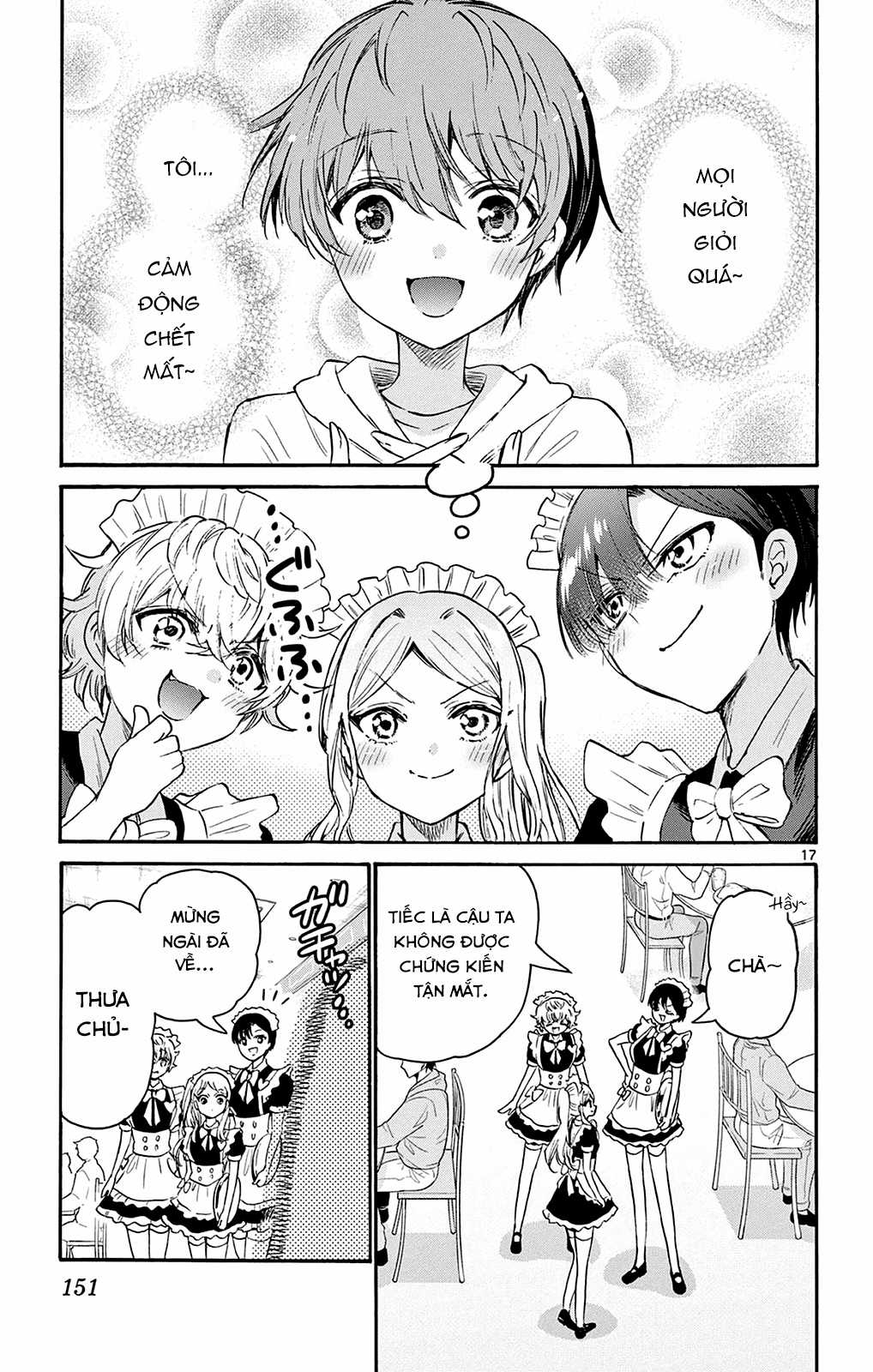 Mikadono Sanshimai wa Angai, Choroi Chapter 64 trang 17