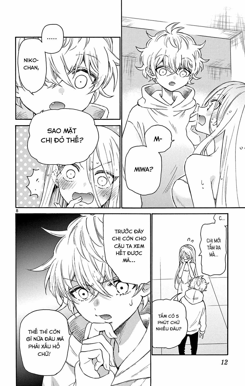 Mikadono Sanshimai wa Angai, Choroi Chapter 7 trang 9