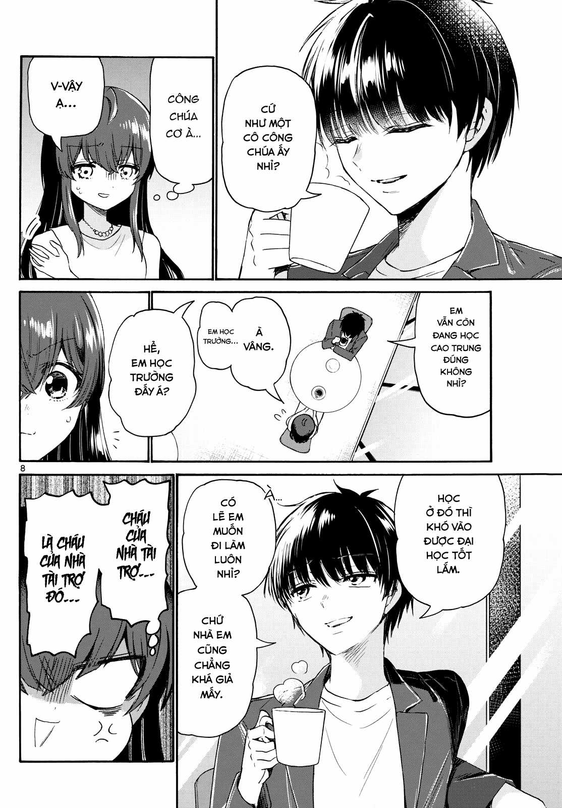 Mikadono Sanshimai wa Angai, Choroi Chapter 72 trang 9