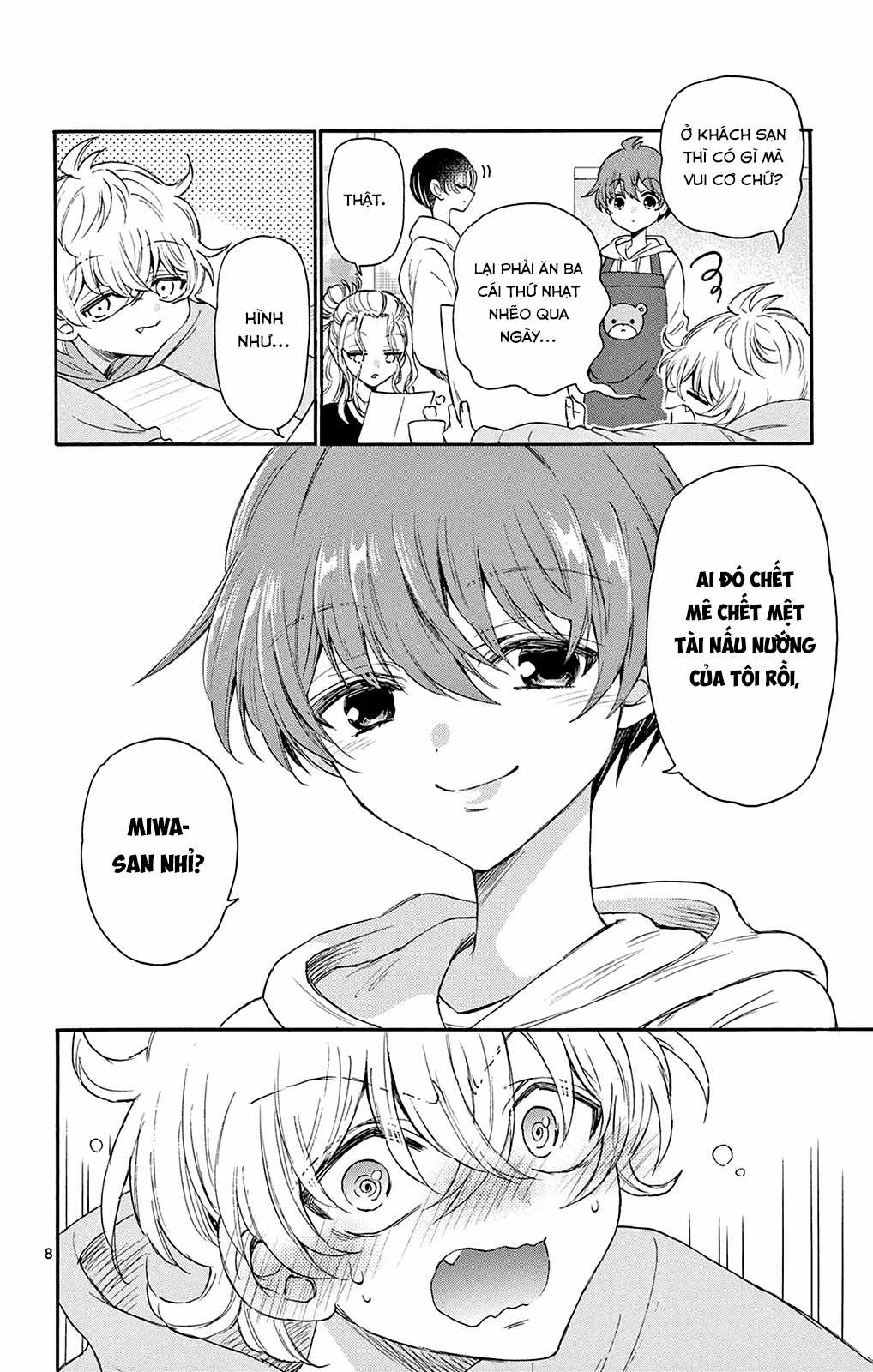 Mikadono Sanshimai wa Angai, Choroi Chapter 8 trang 9