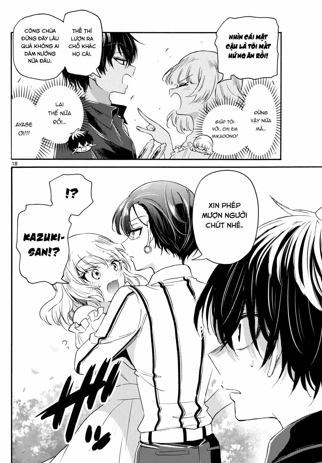 Mikadono Sanshimai wa Angai, Choroi Chapter 88 trang 19