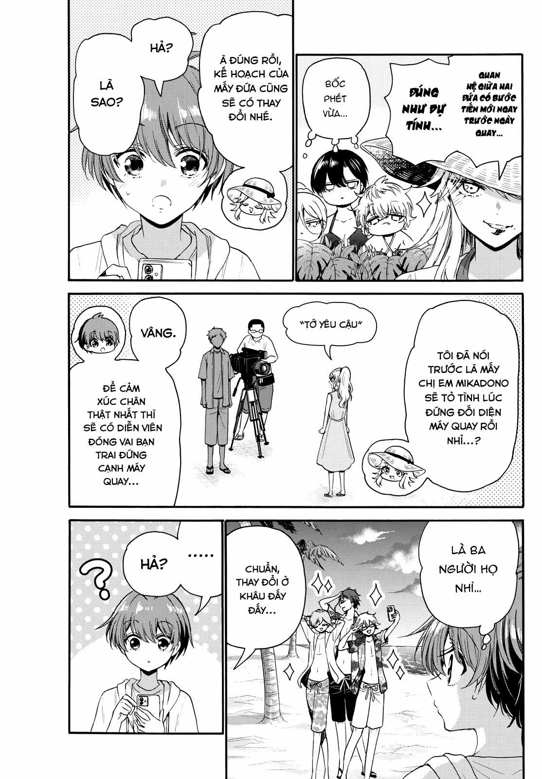 Mikadono Sanshimai wa Angai, Choroi Chapter 95 trang 19