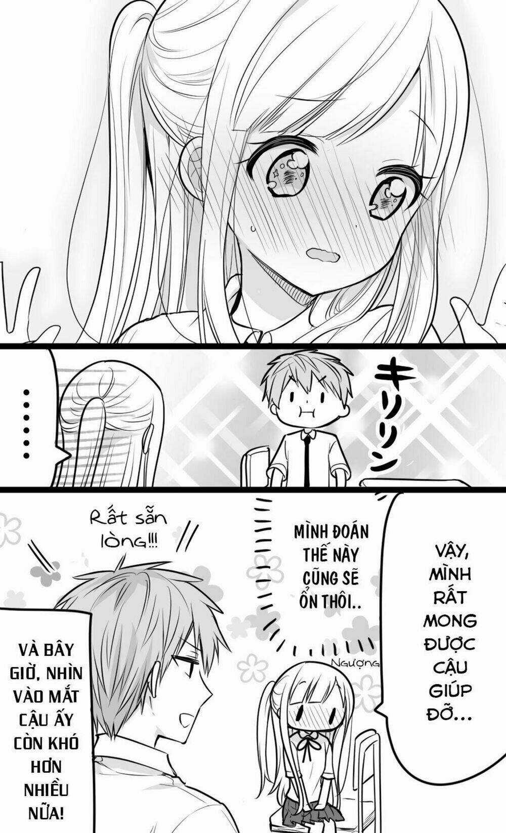 Mình Không Nhìn Vào Mắt Cậu Được! Chapter 1 trang 4