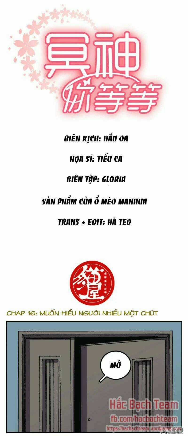 Minh Thần Người Chờ Một Chút Chapter 16 trang 1