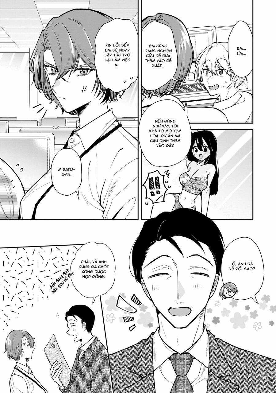 Misato Có Hơi Lạnh Lùng Với Người Sếp Của Cô Ấy Chapter 3 trang 2