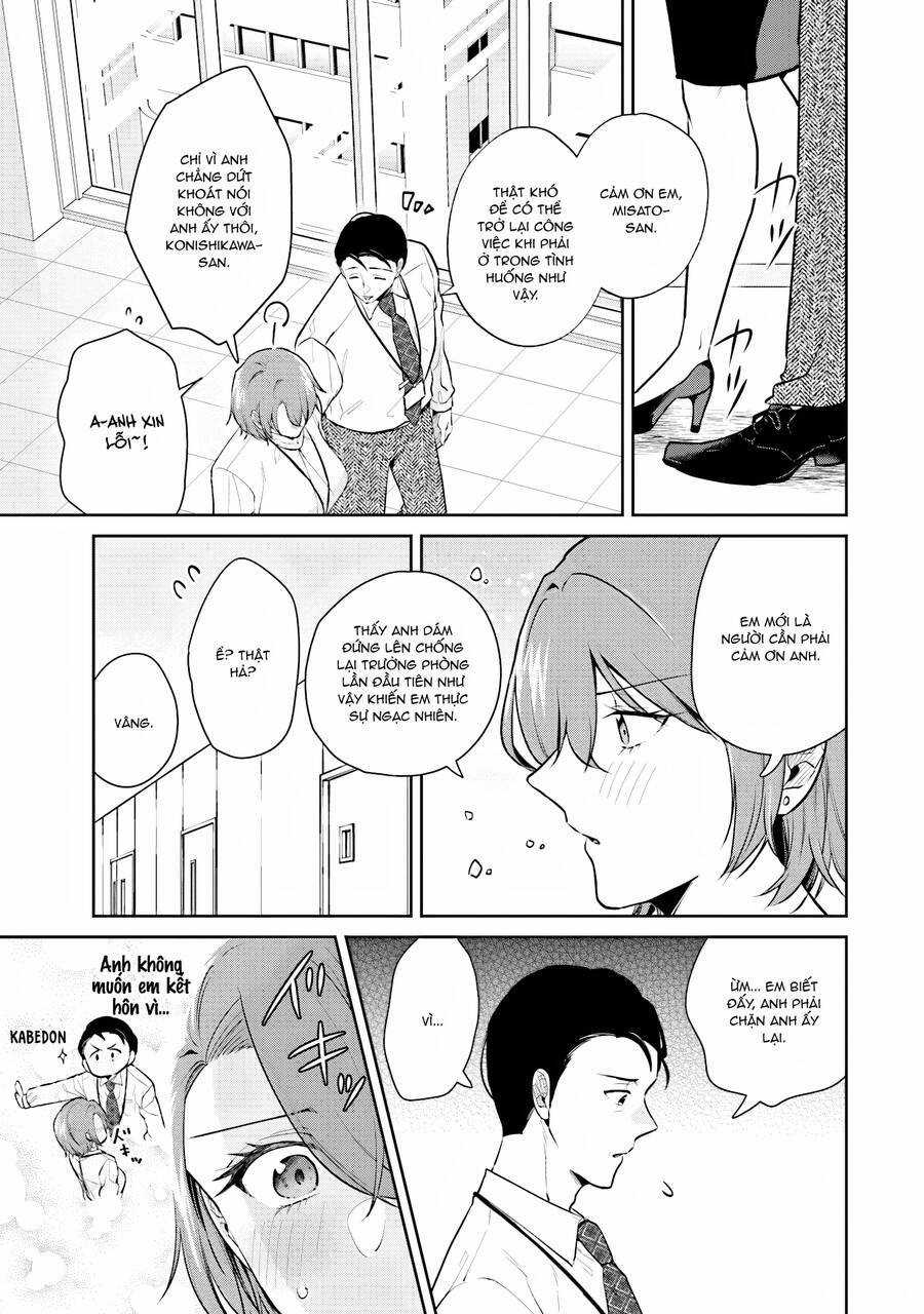 Misato Có Hơi Lạnh Lùng Với Người Sếp Của Cô Ấy Chapter 6 trang 16