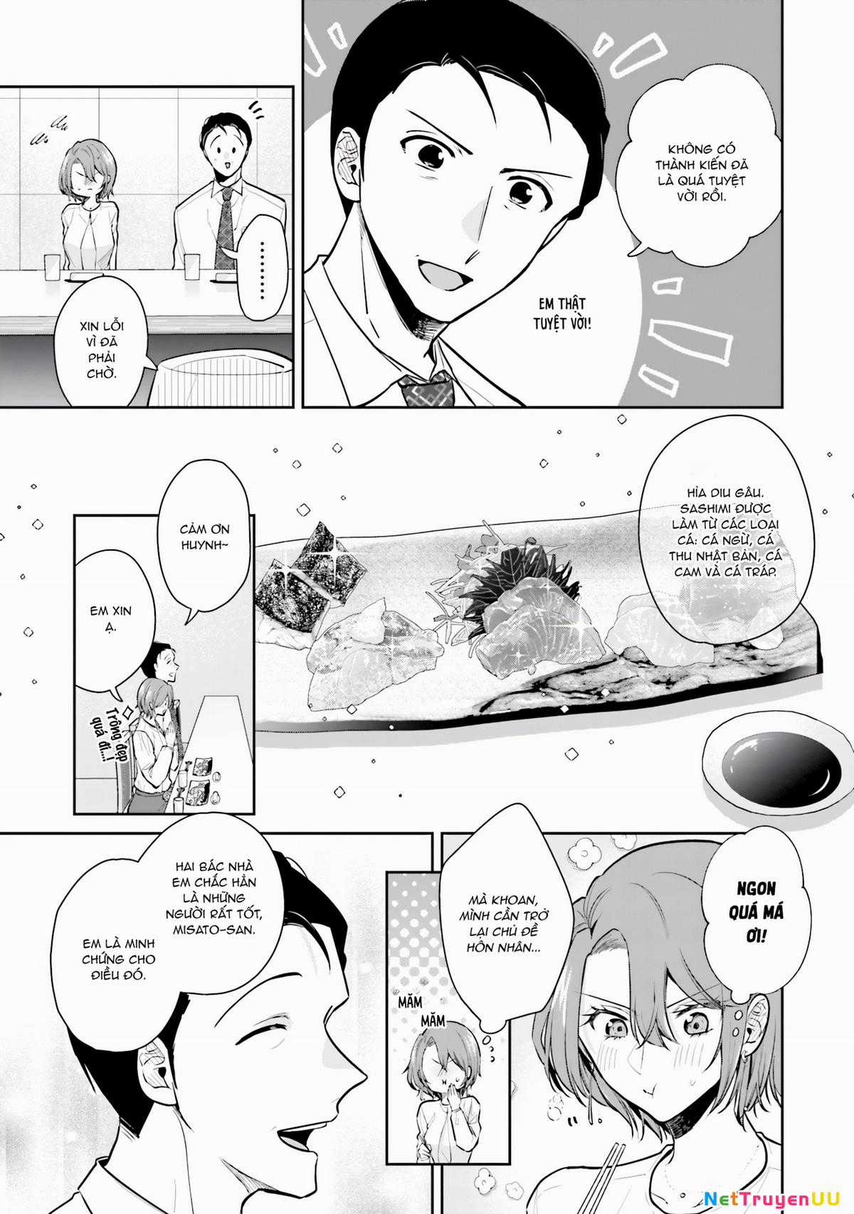 Misato Có Hơi Lạnh Lùng Với Người Sếp Của Cô Ấy Chapter 7 trang 6