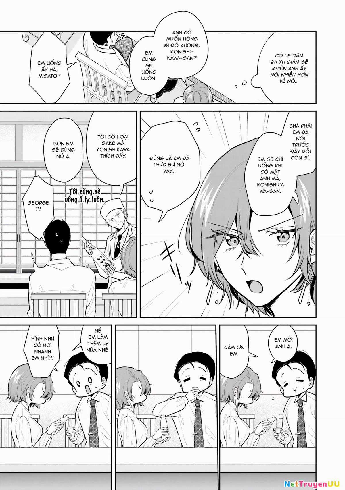 Misato Có Hơi Lạnh Lùng Với Người Sếp Của Cô Ấy Chapter 7 trang 8