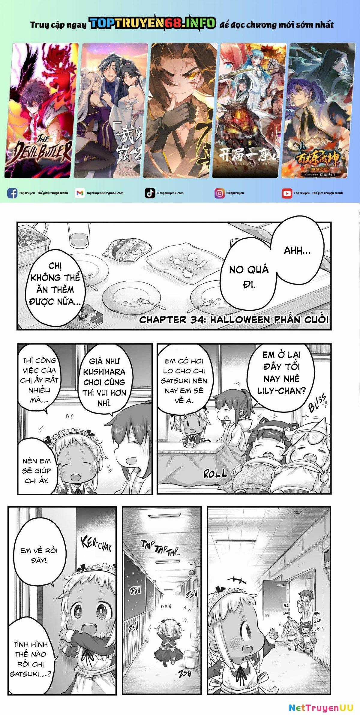 Miss Shachiku And The Little Baby Ghost Chapter 34.5 trang 0