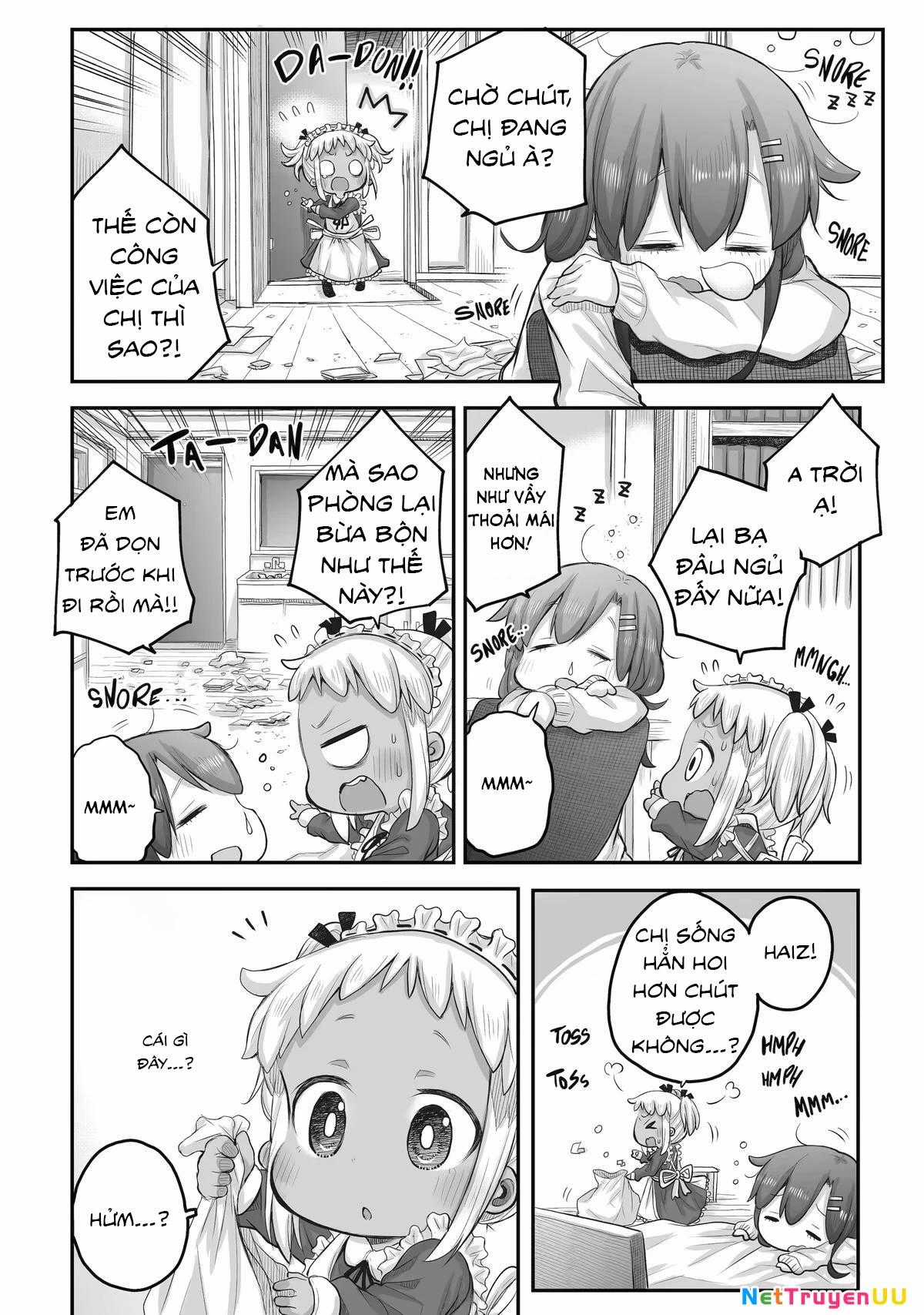 Miss Shachiku And The Little Baby Ghost Chapter 34.5 trang 1