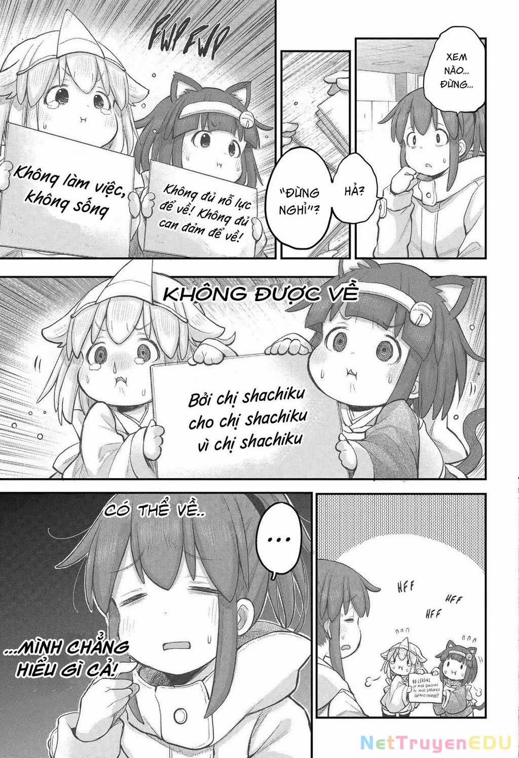 Miss Shachiku And The Little Baby Ghost Chương 107 trang 10
