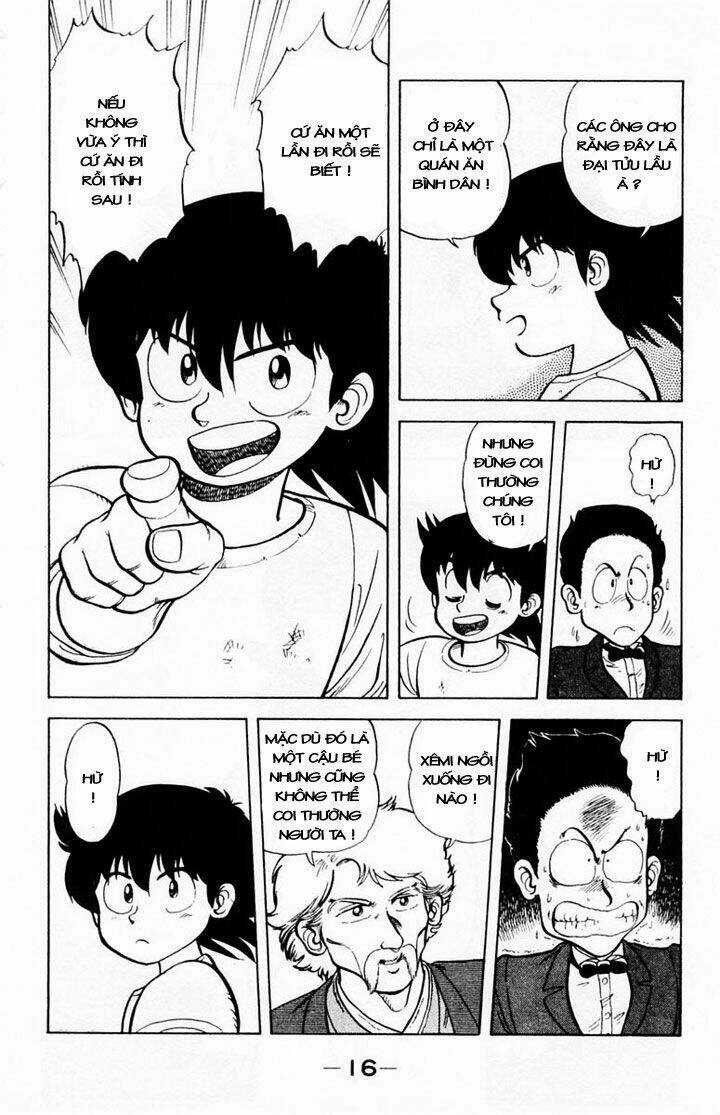 Mister Ajikko (Siêu Đầu Bếp Tí Hon) Chapter 1 trang 14