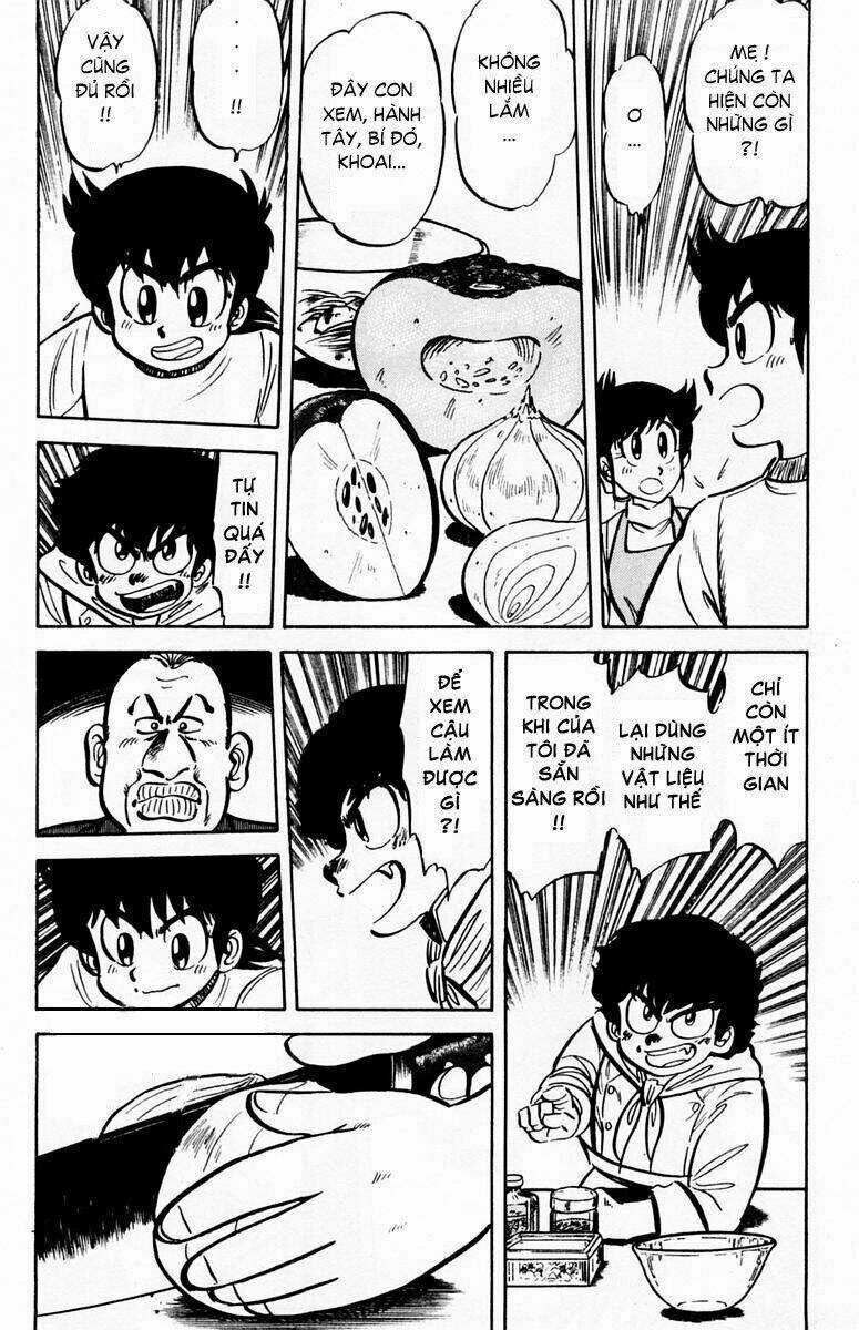 Mister Ajikko (Siêu Đầu Bếp Tí Hon) Chapter 15 trang 9