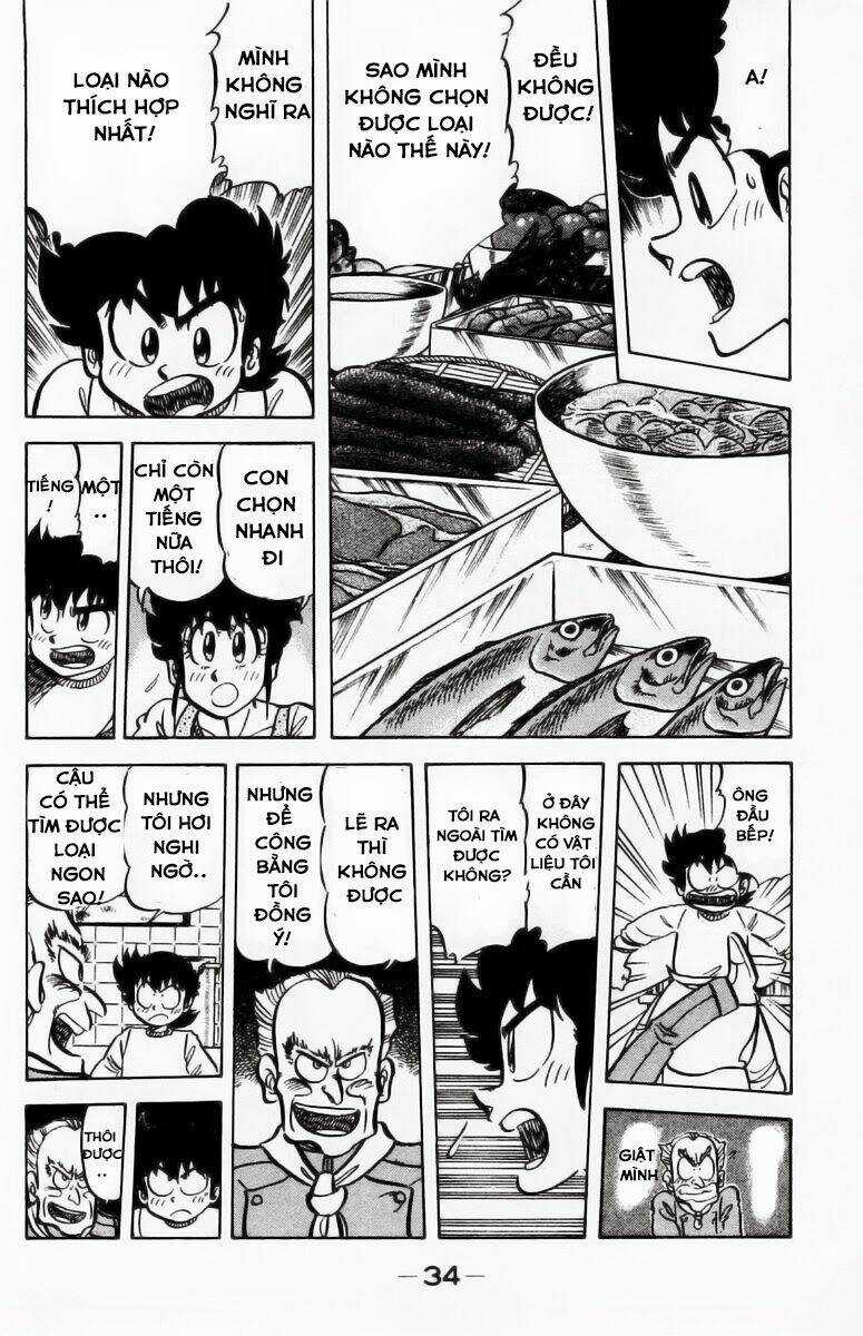 Mister Ajikko (Siêu Đầu Bếp Tí Hon) Chapter 55 trang 12