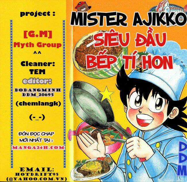 Mister Ajikko (Siêu Đầu Bếp Tí Hon) Chapter 7 trang 10